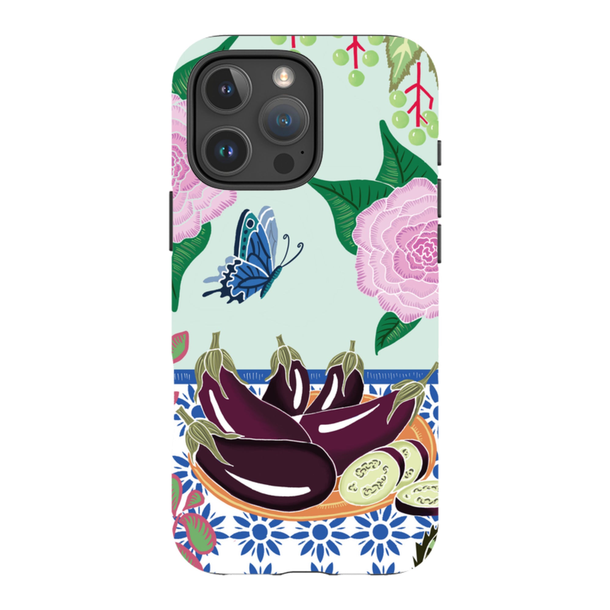 iPhone Tough Case - Aubergines By Kate Heiss