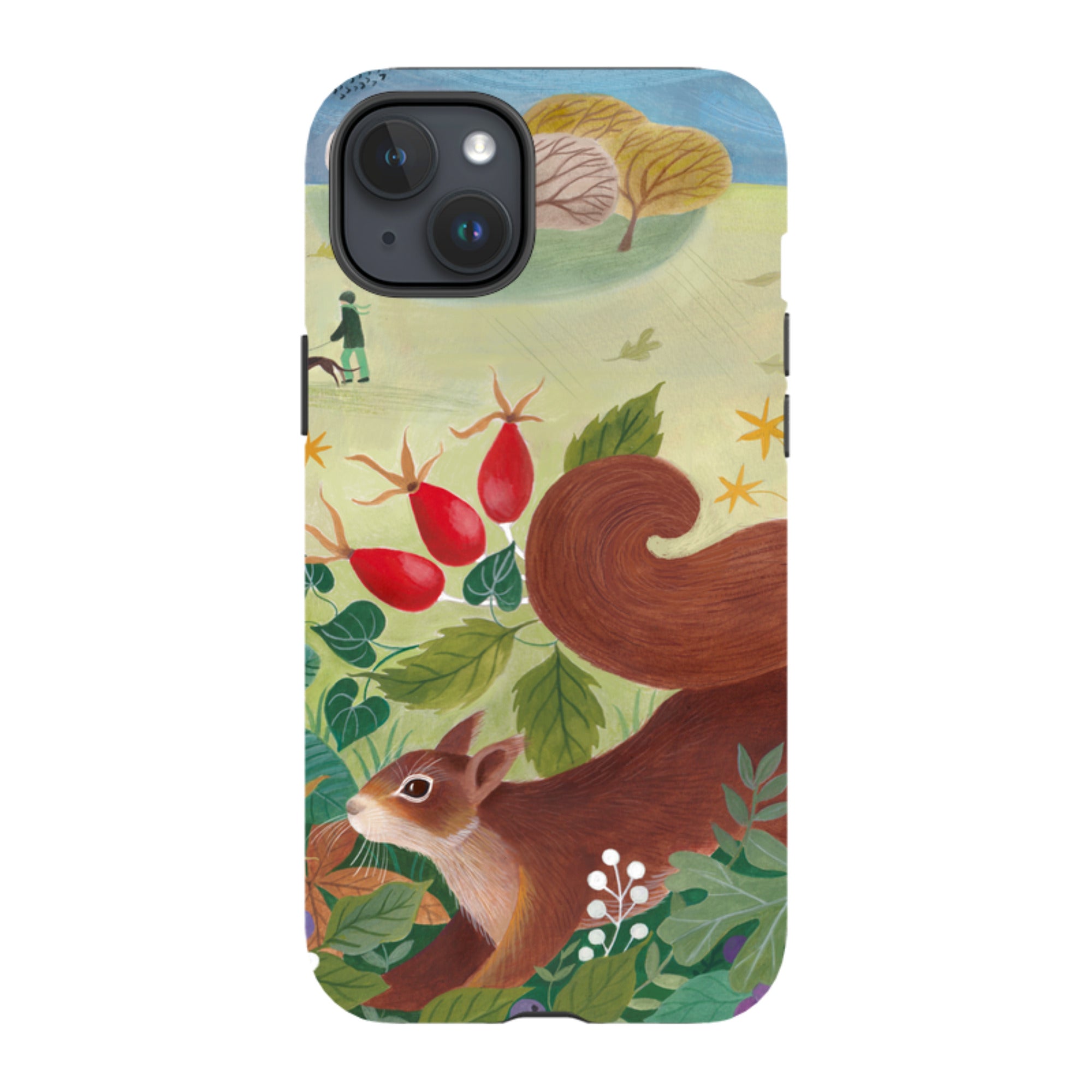 iPhone Tough Case - Autumn Squirrel By Bex Parkin