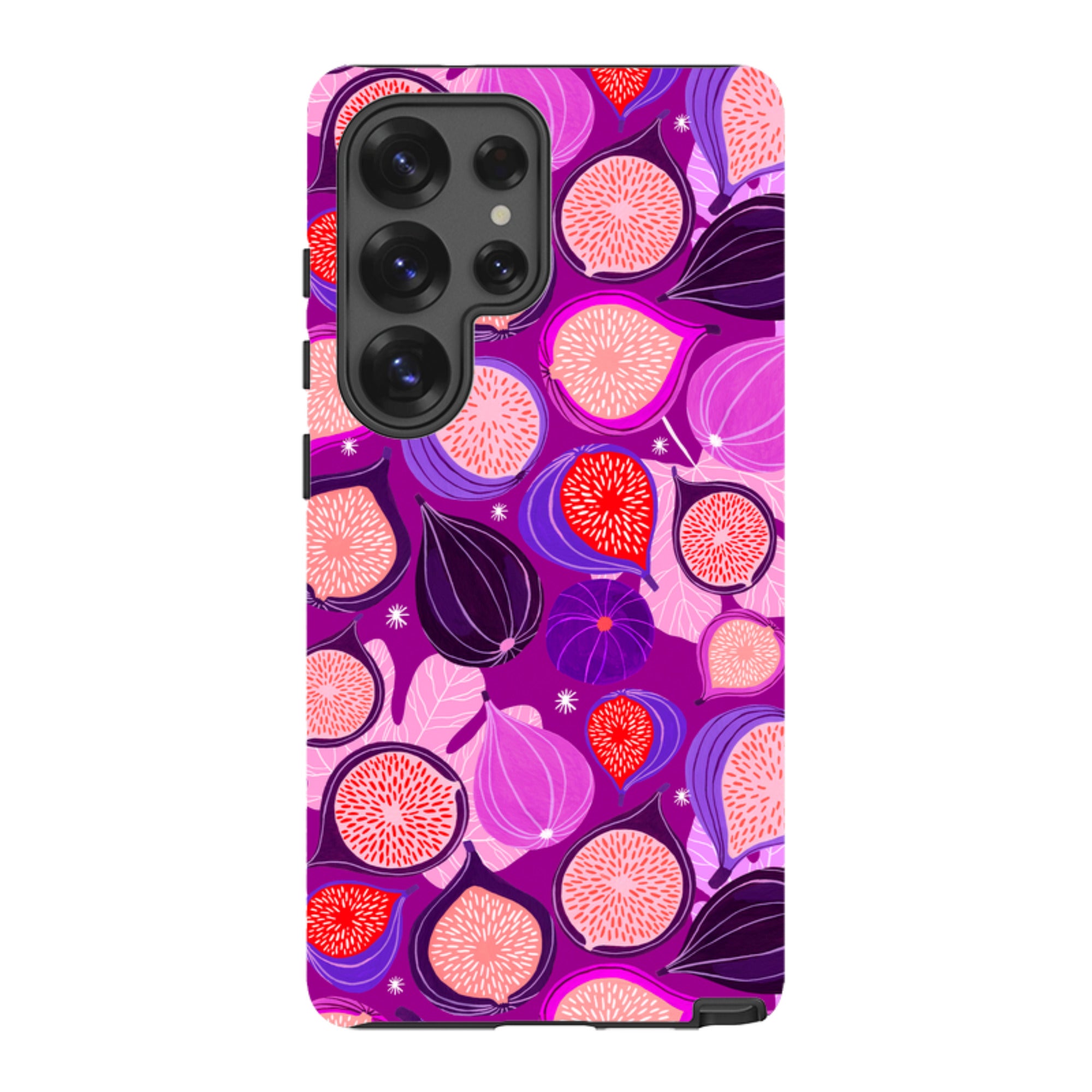Samsung Tough Case - Ficolino Purple Pattern By Madalina Andronic