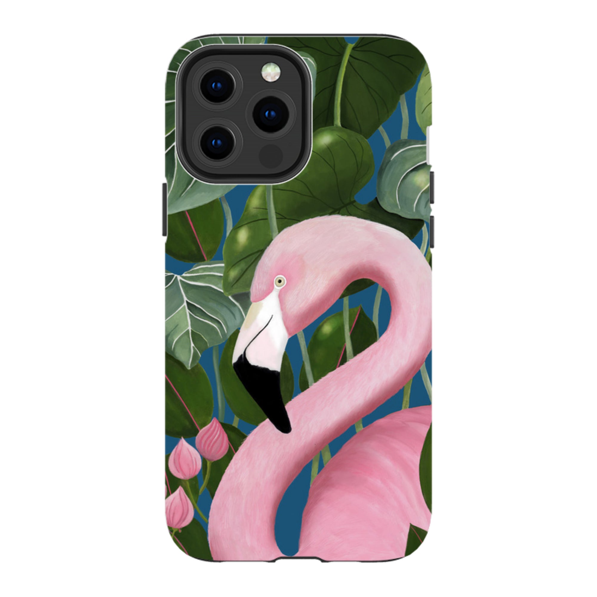 iPhone Tough Case - Flamingo By Bex Parkin