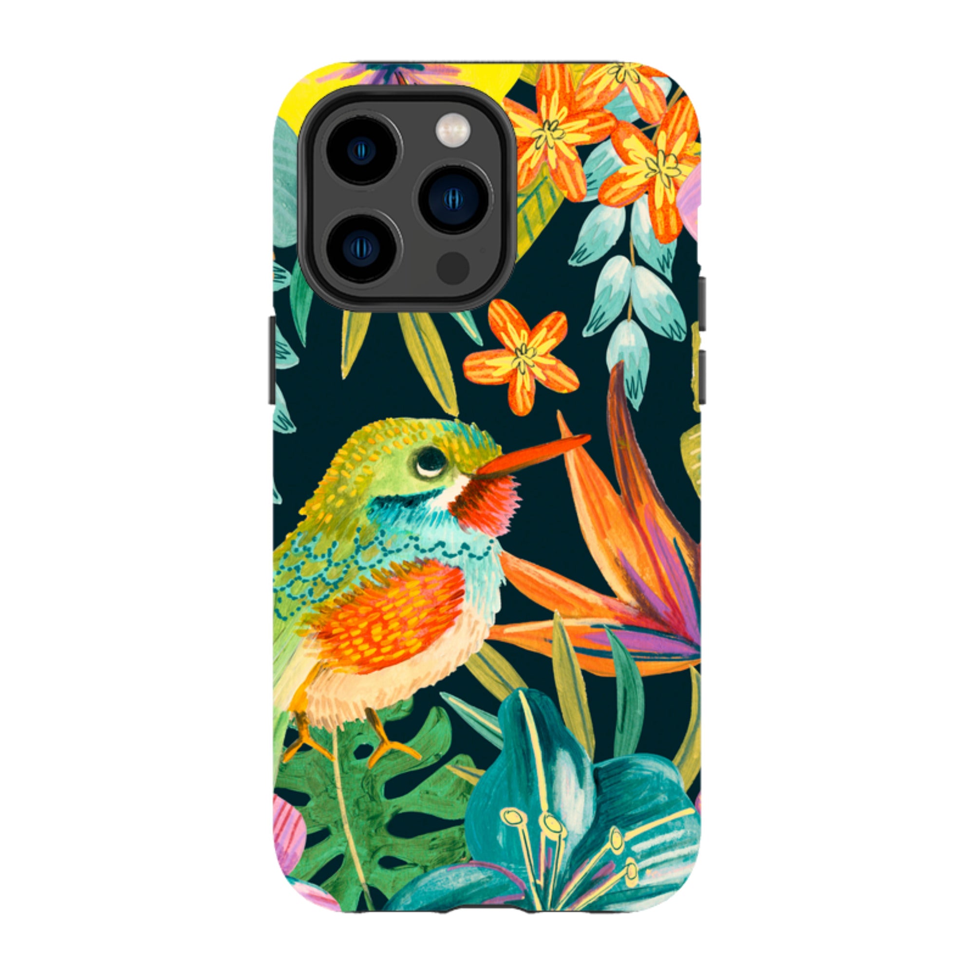 iPhone Tough Case - Tropical Bird By Caroline Bonne Muller