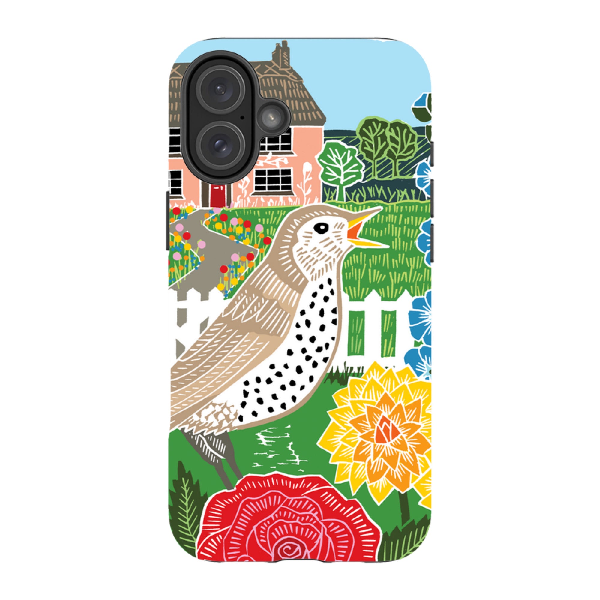 iPhone Tough Case - Cottage Garden By Kate Heiss