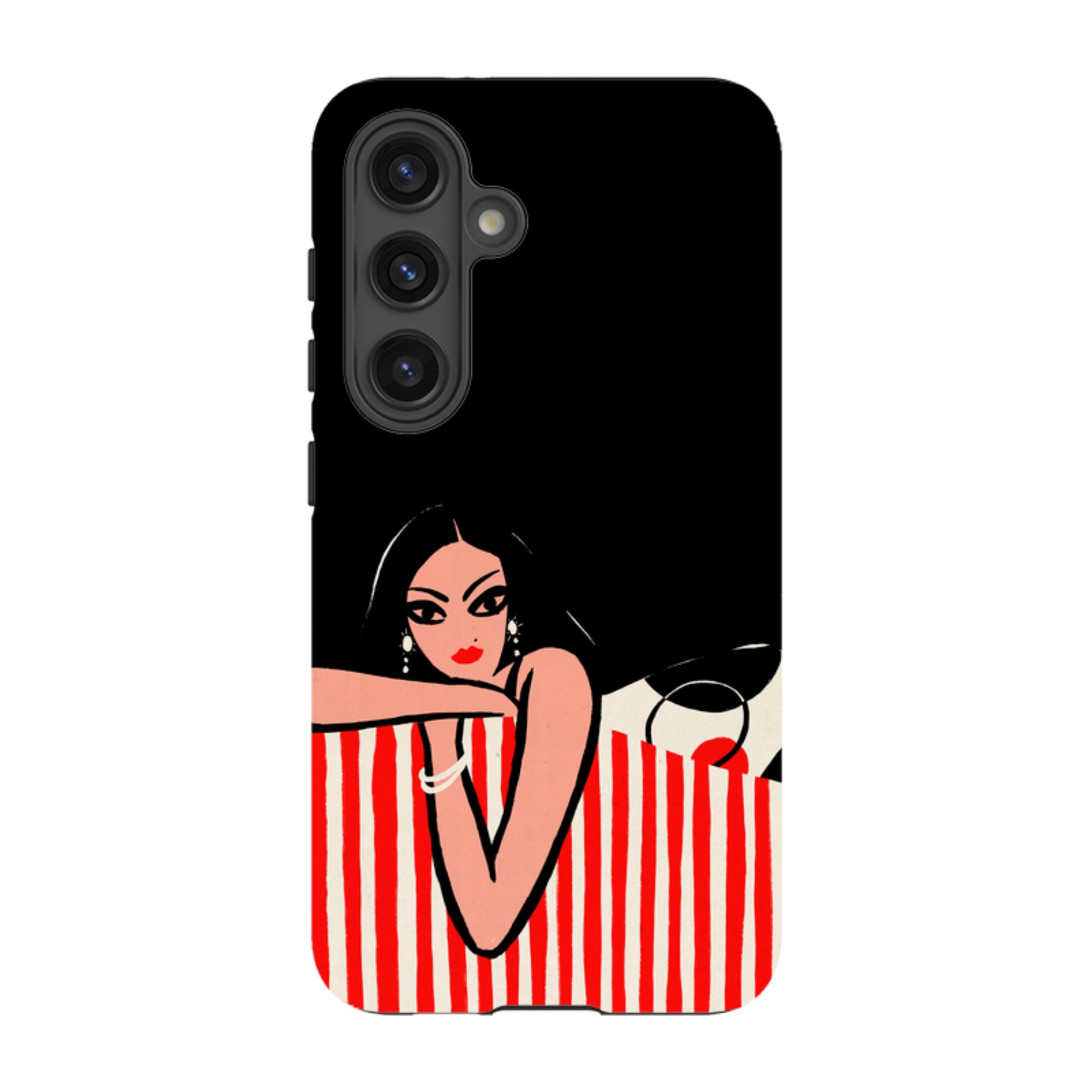 Samsung Tough Case - Red Stripe Sofa