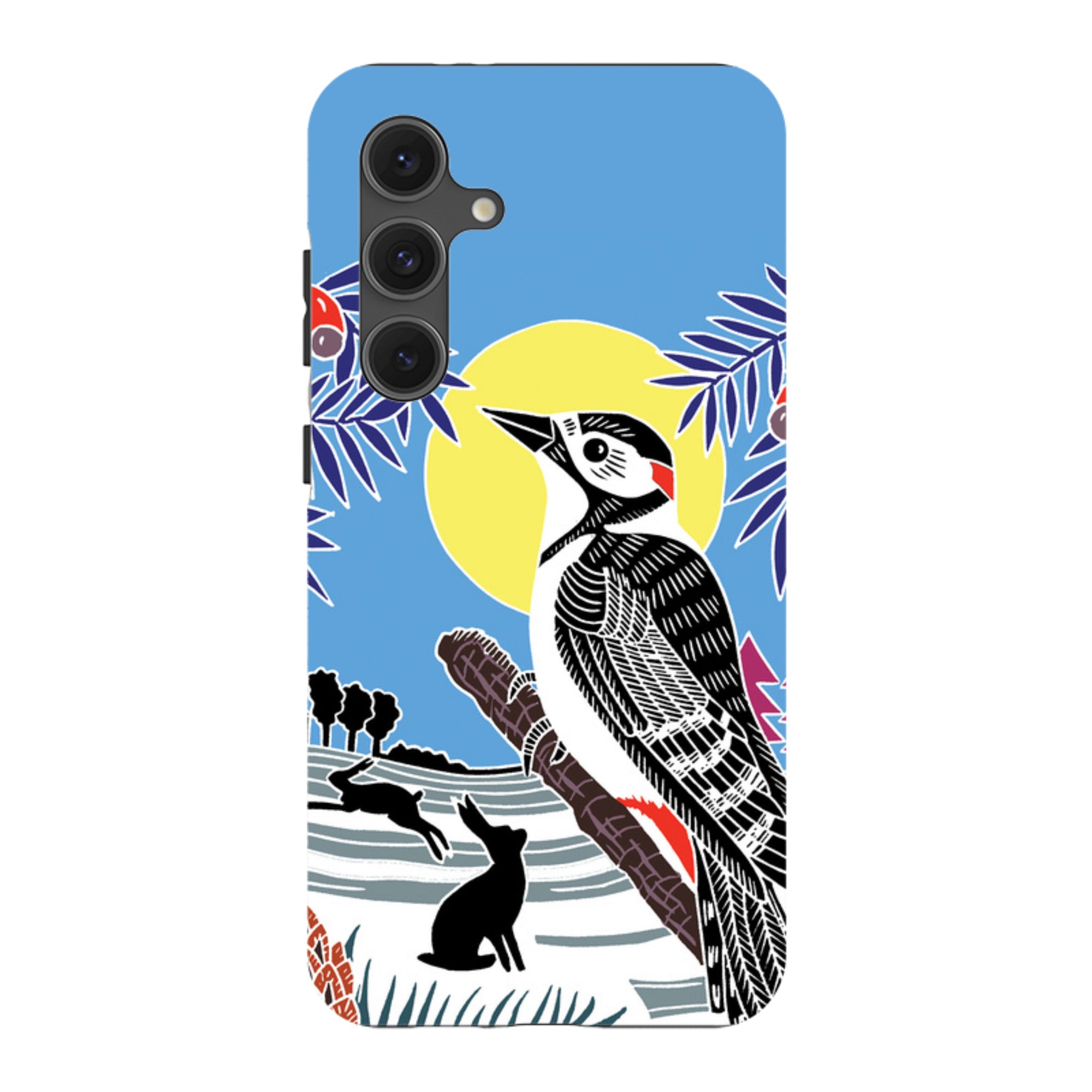 Samsung Tough Case - Woodpecker Yellow By Kate Heiss