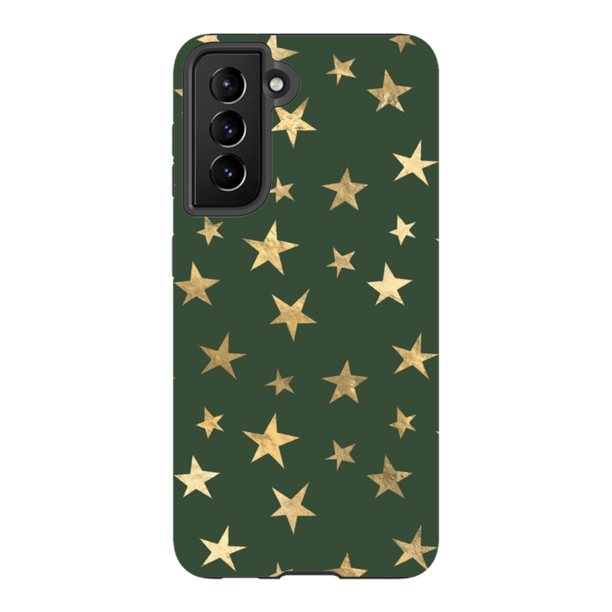 Samsung Tough Case - Green and Gold Stars