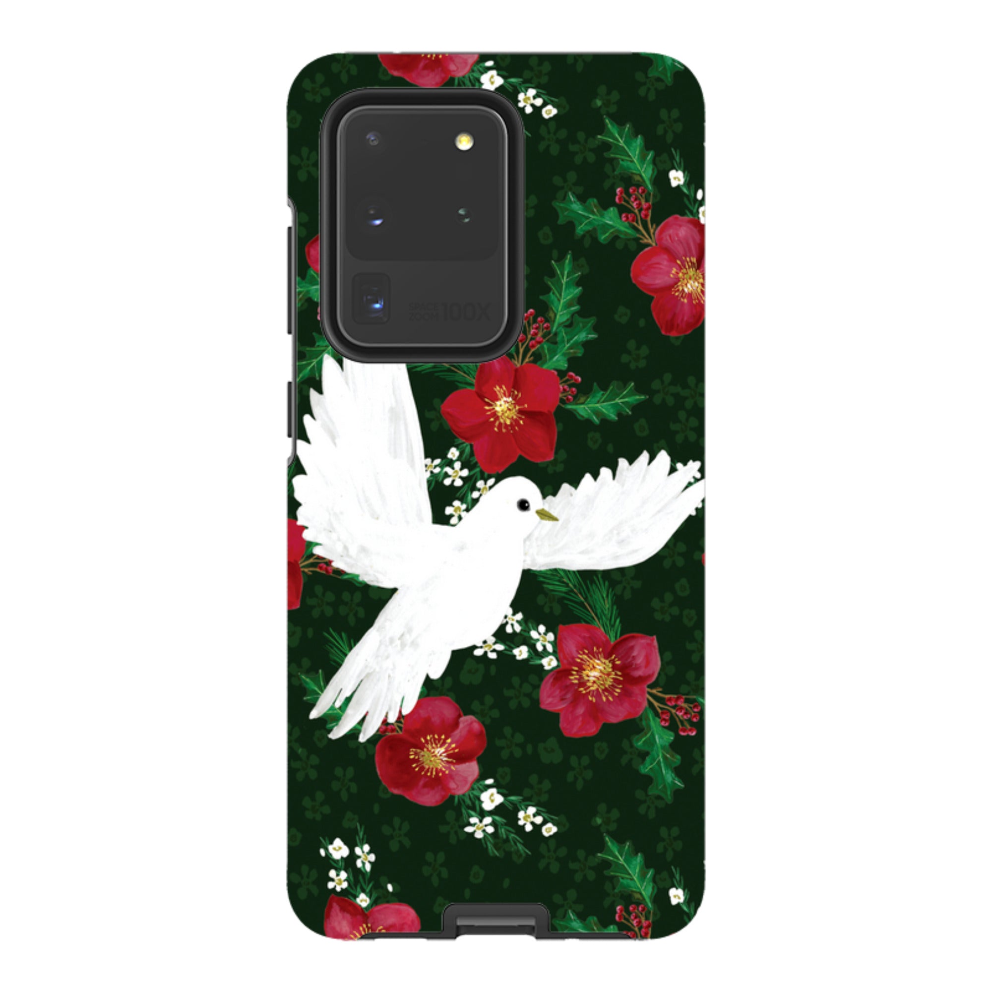 Samsung Tough Case - Dove and Floral By Abby Jacobs