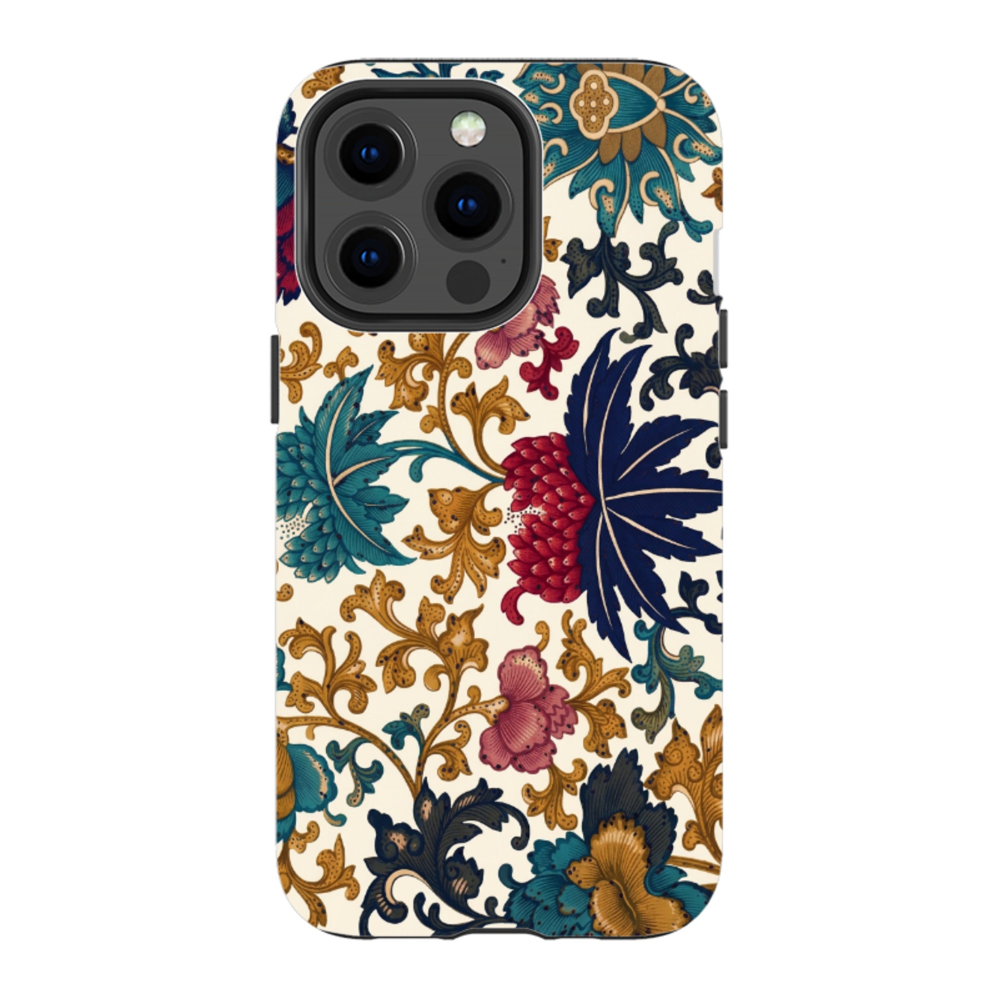 iPhone Tough Case - Vintage Damask Floral
