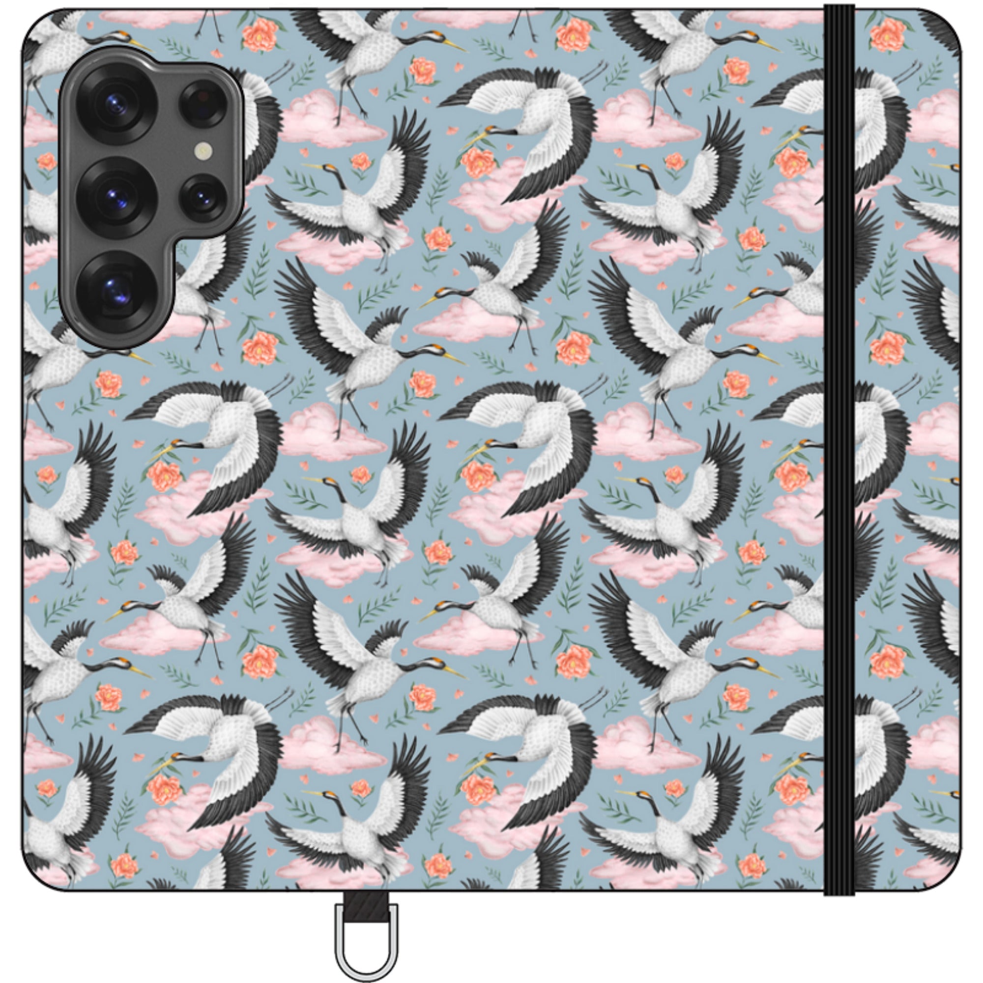 Flight of the Cranes Wallet Case By Catherine Rowe