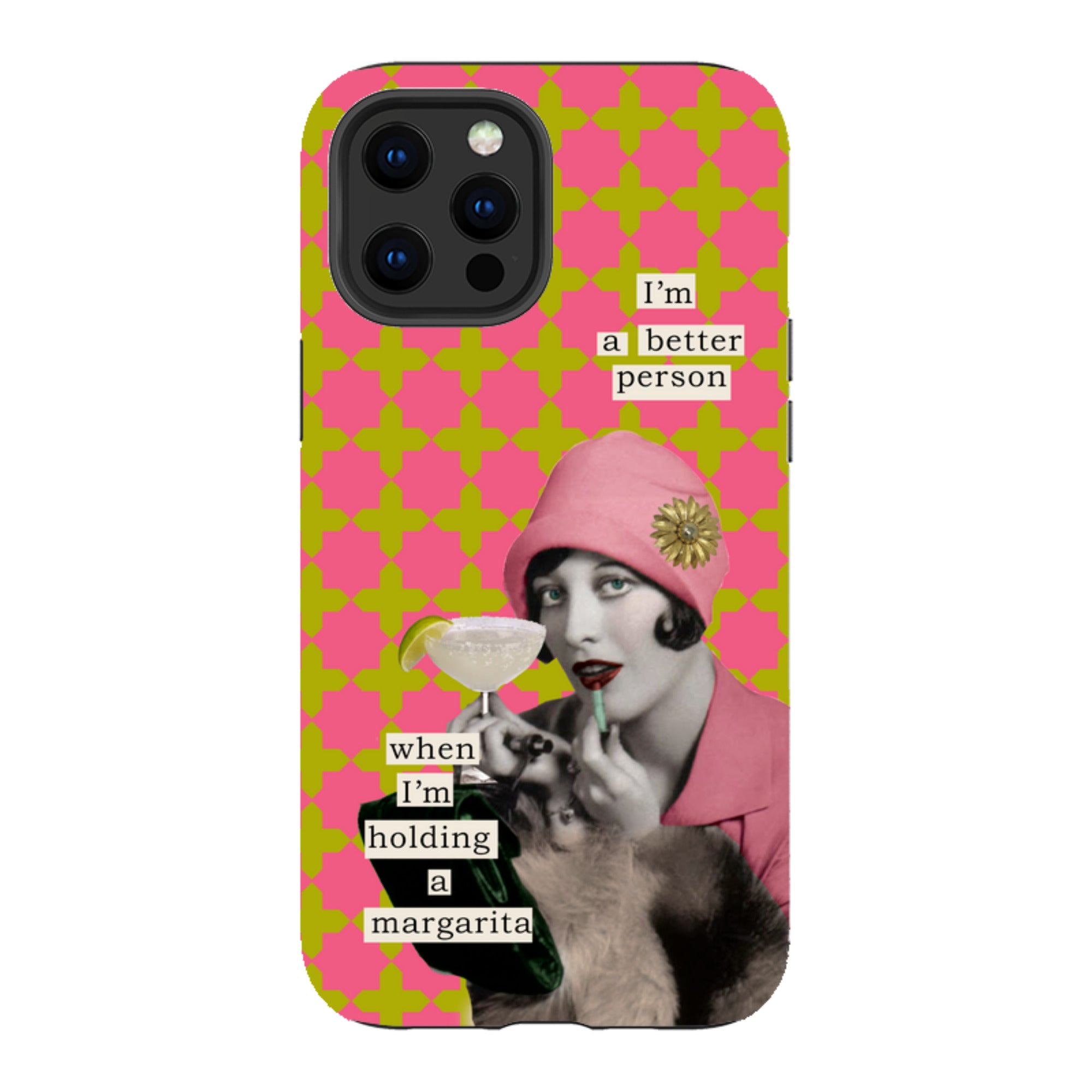 iPhone Tough Case - I'm A Better Person By Clare Jordan