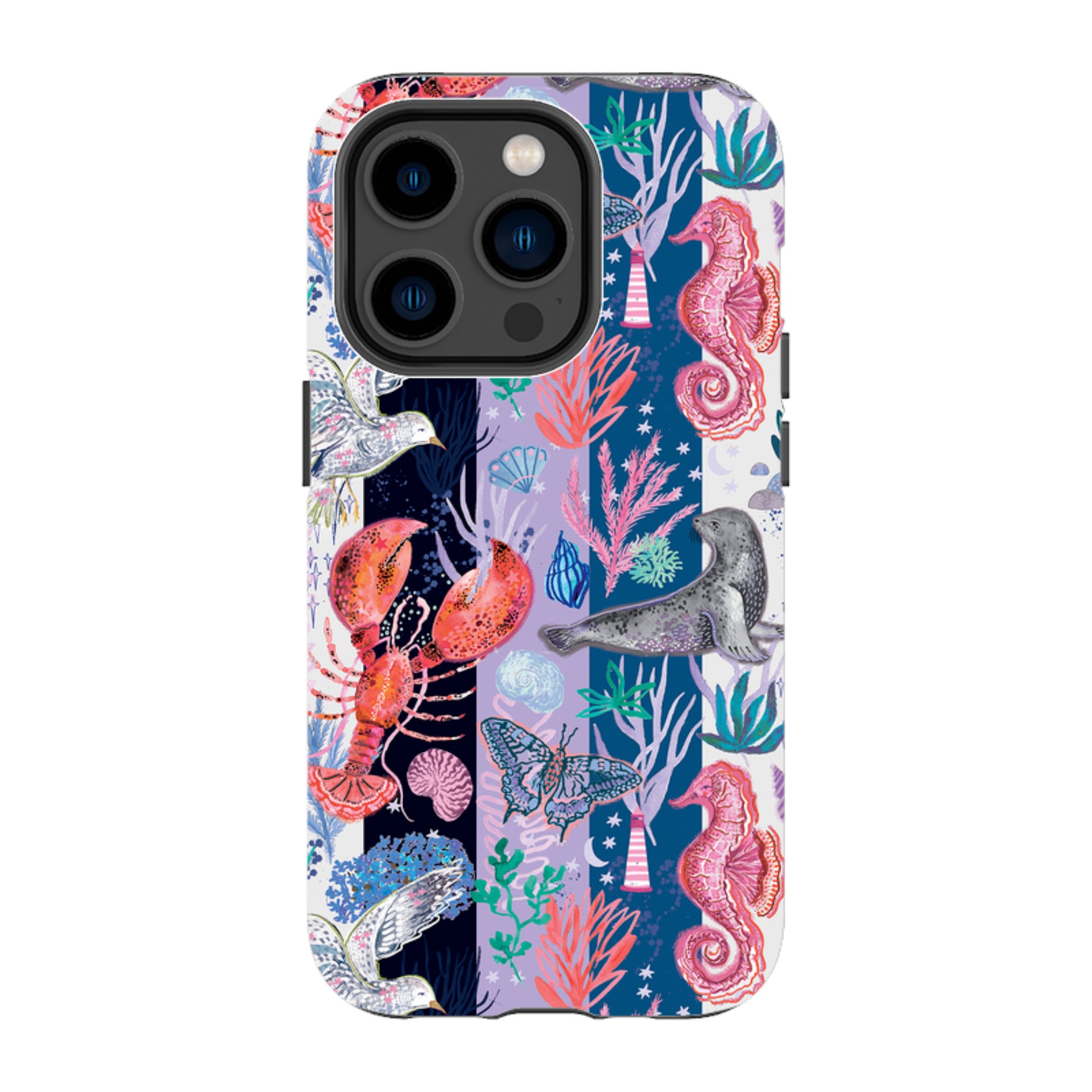 iPhone Case - Coastal Calling Stripe III By Emma Frances Grant