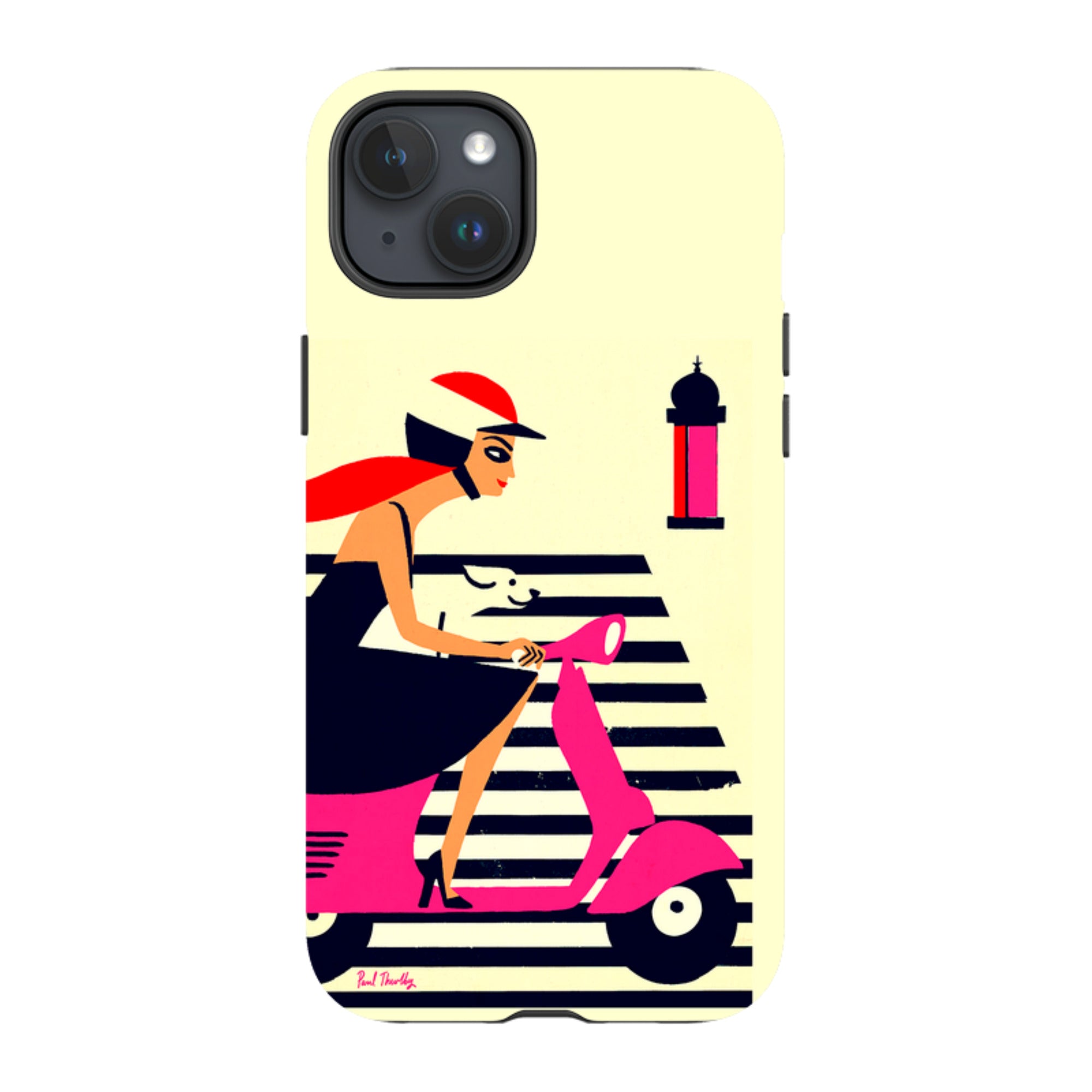 iPhone Tough Case - Vespa By Paul Thurlby