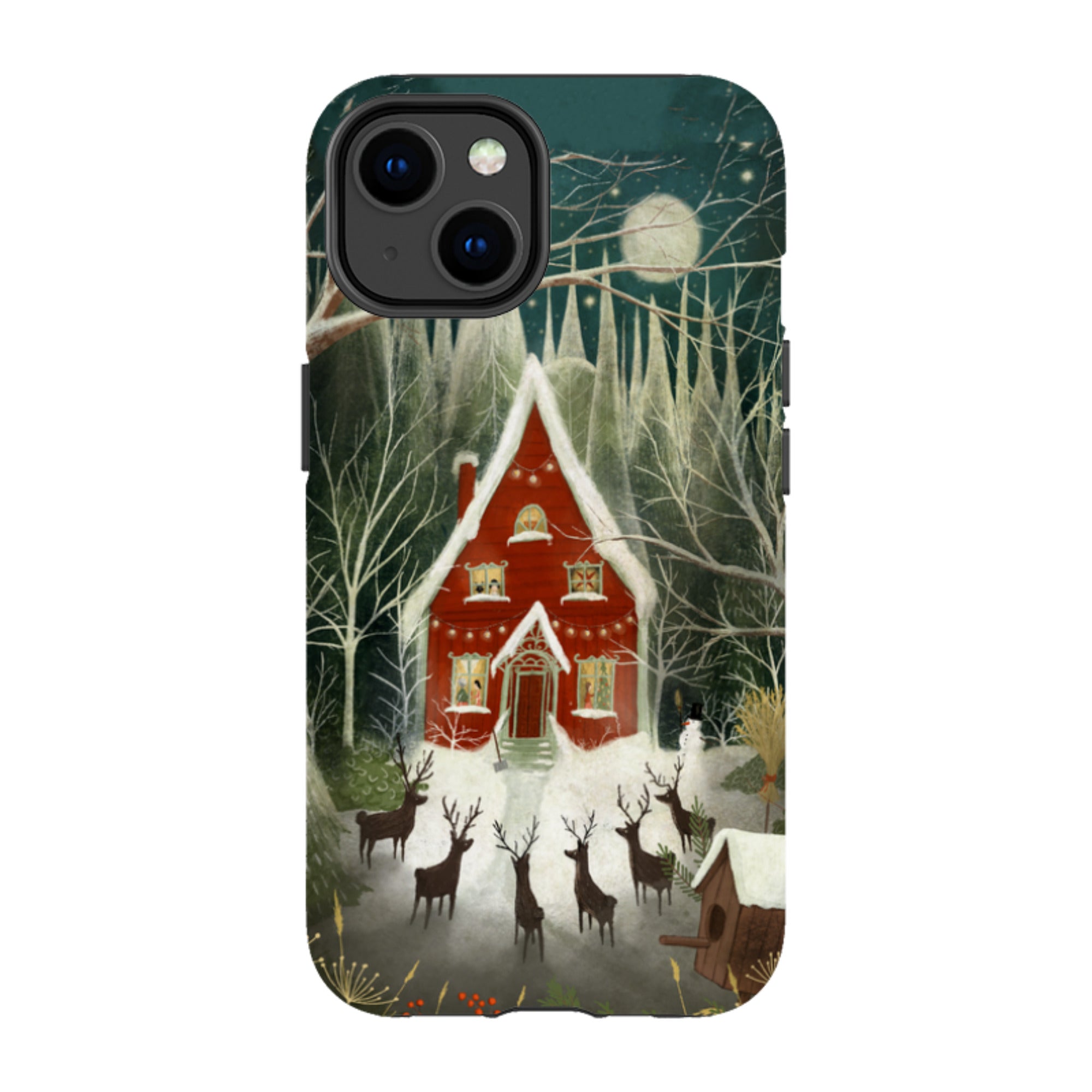 iPhone Tough Case -Christmas Garden Night By Maja Lindberg