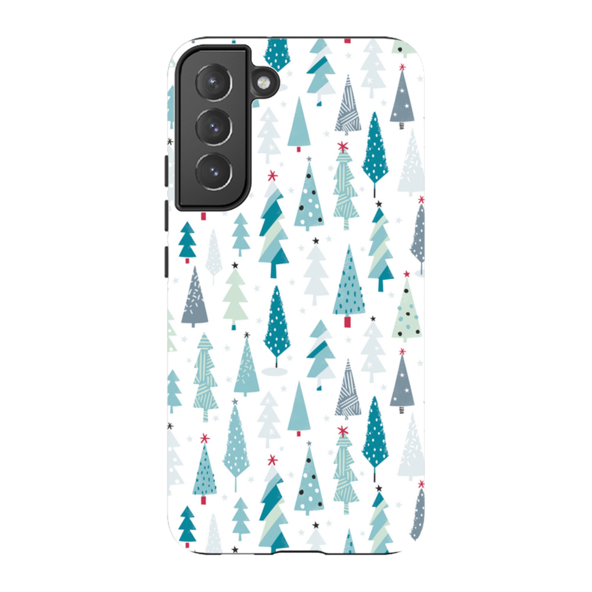 Samsung Tough Case - Little Xmas Trees By Ali Brookes