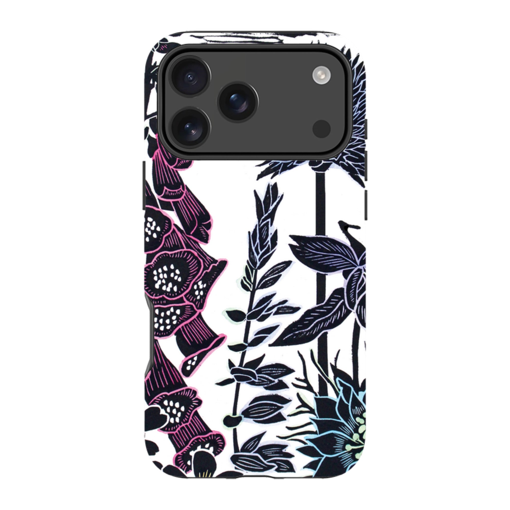 iPhone Tough Case - Foxgloves By Kate Heiss