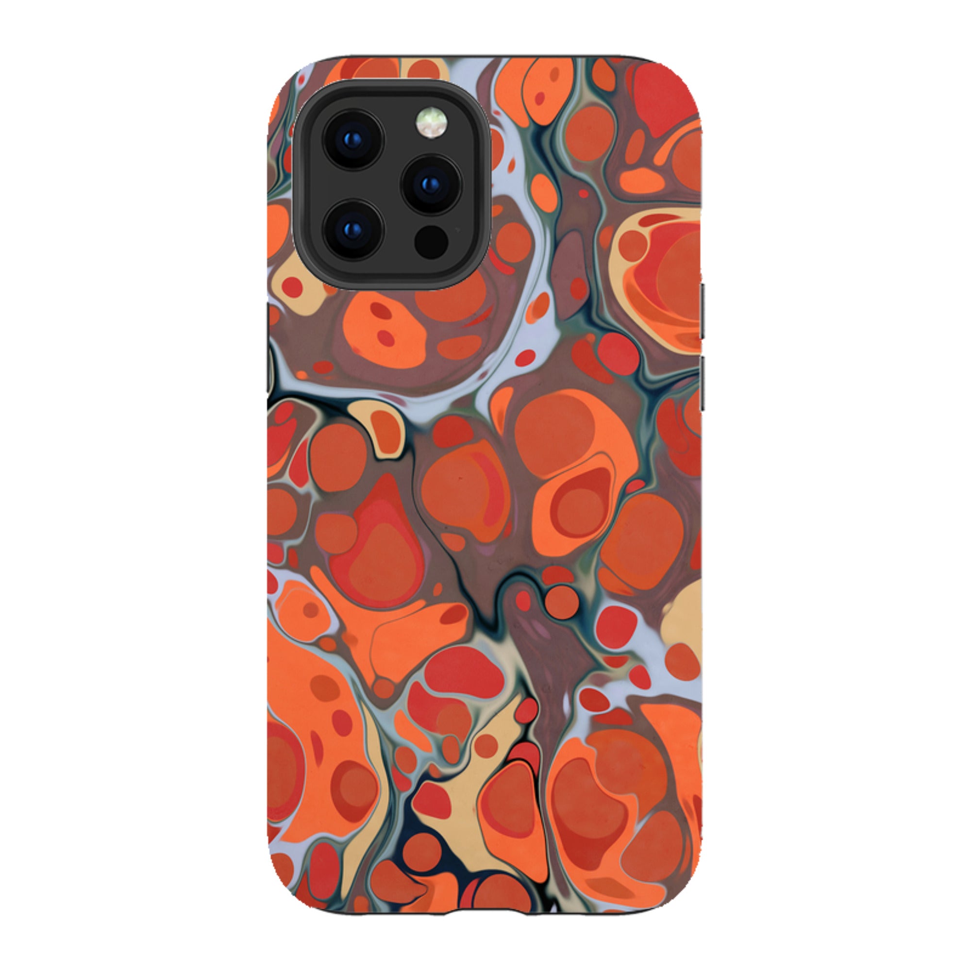 iPhone Tough Case - Flaming Volcano
