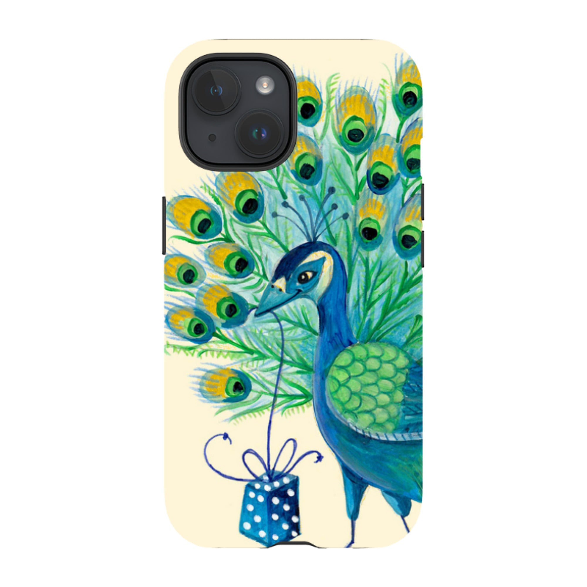 iPhone MagSafe Tough Case -  Peacock Present By Caroline Bonne Muller