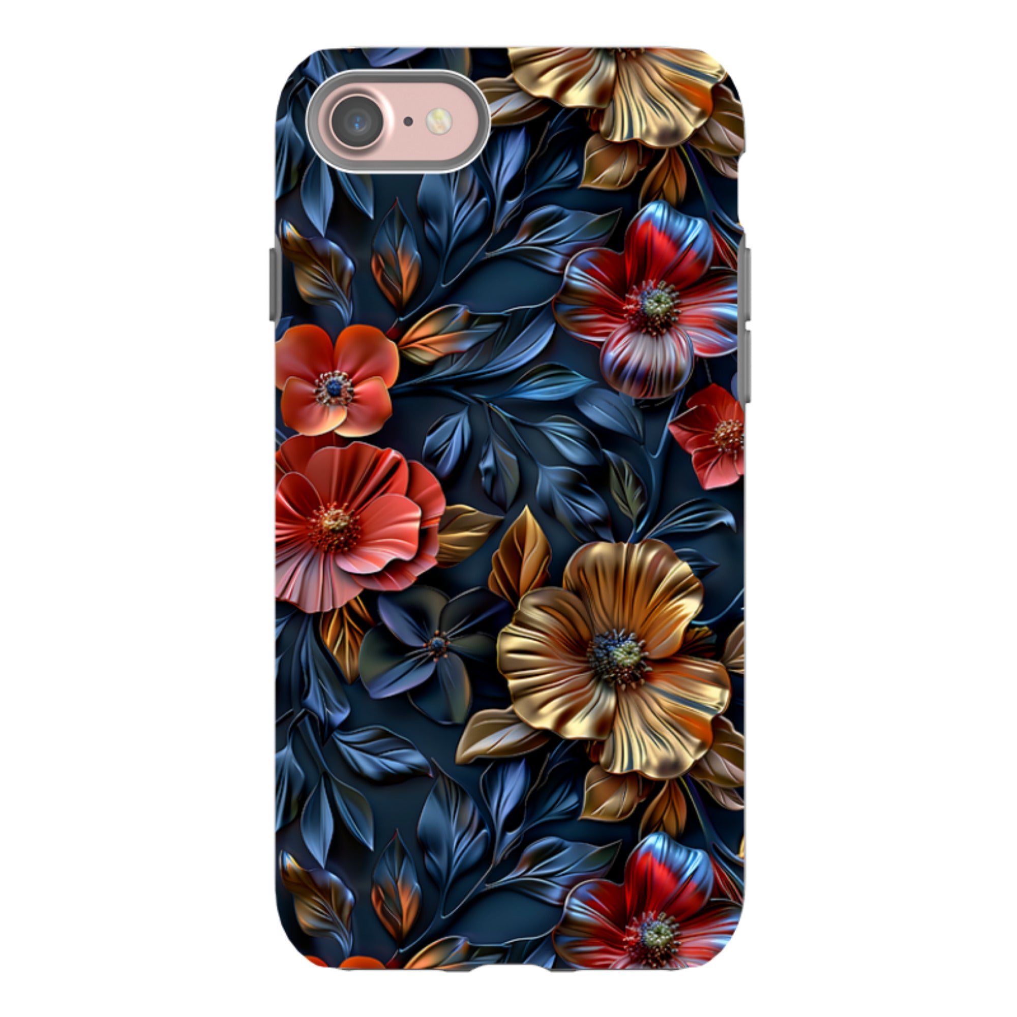 iPhone Tough Case -Cascade Floral