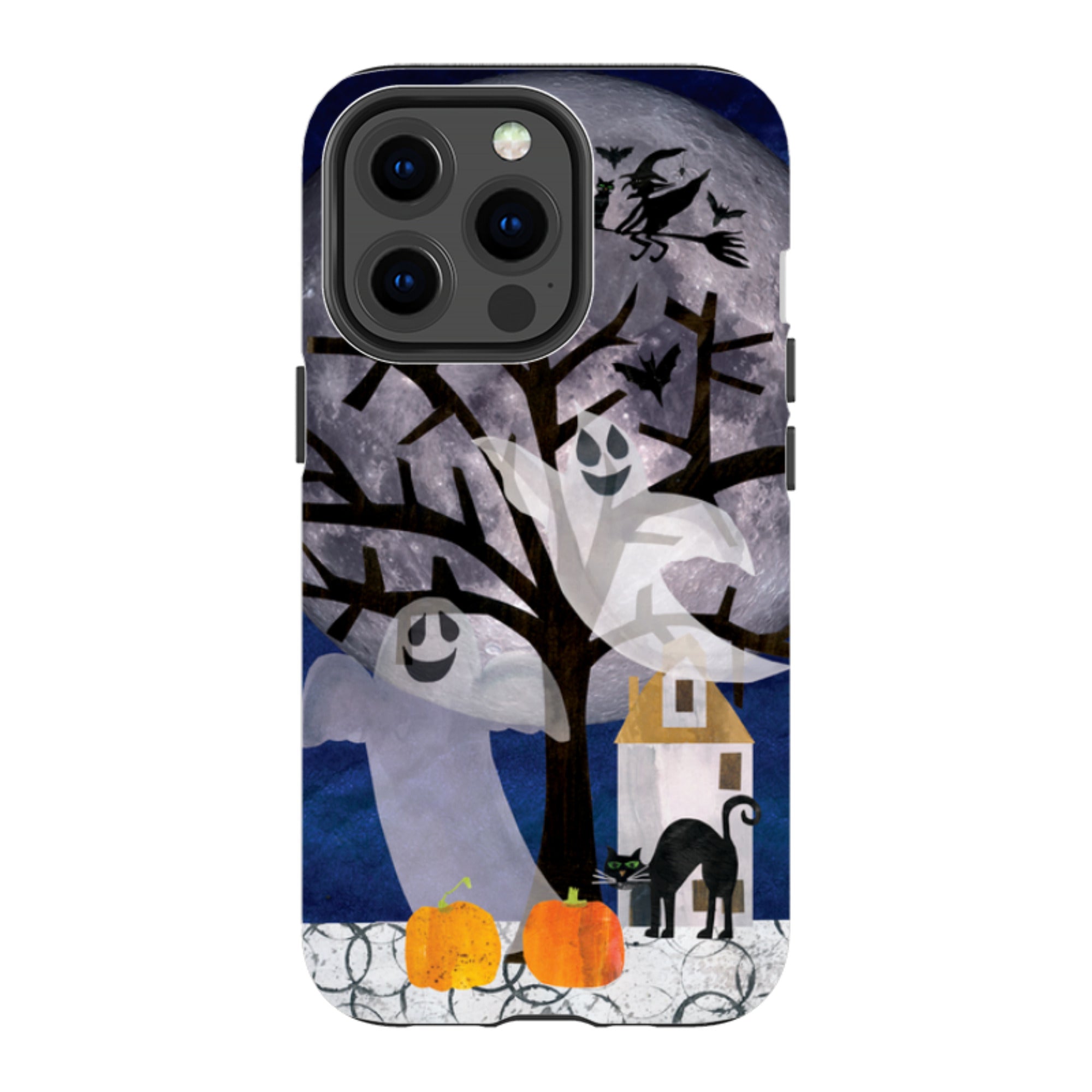 iPhone Tough Case - Halloween Moon By Tracey English
