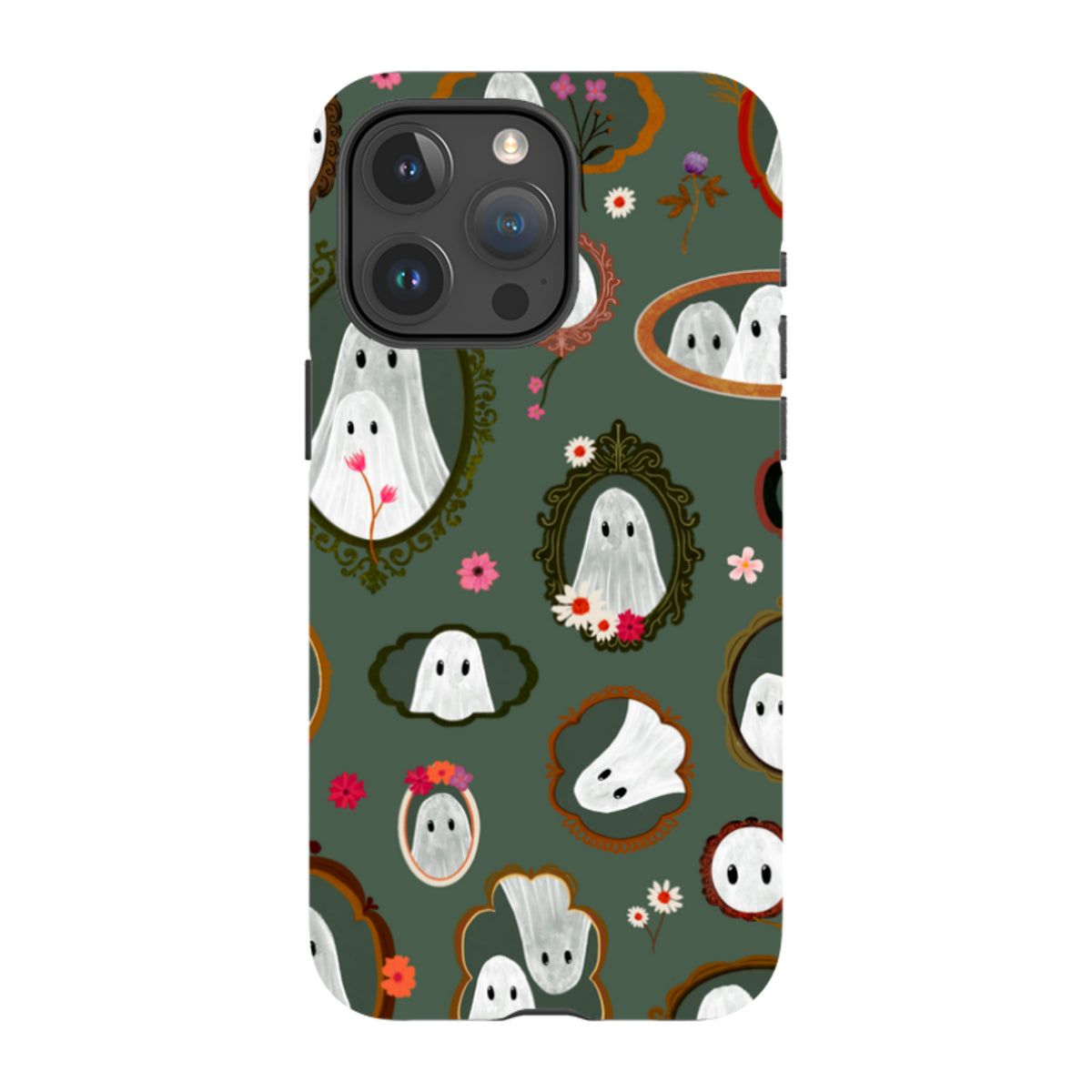 iPhone Tough Case - Framed Ghosts - Pine By Katherine Quinn
