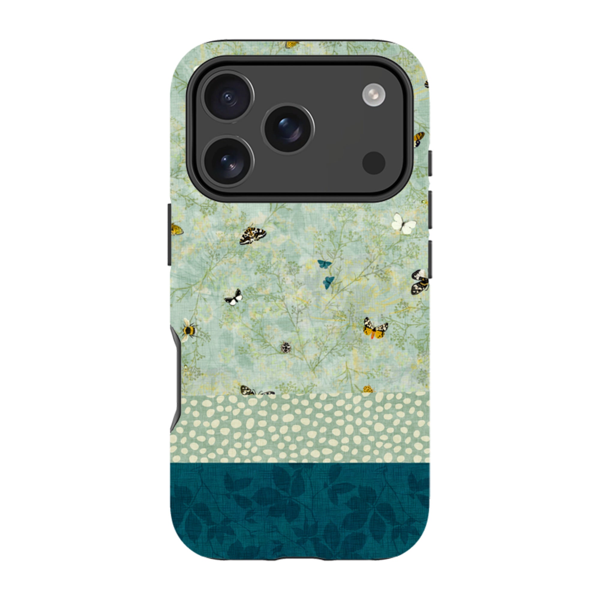 iPhone MagSafe Tough Case - Chinoiserie Garden Soft Sage 2 By Katherine Quinn