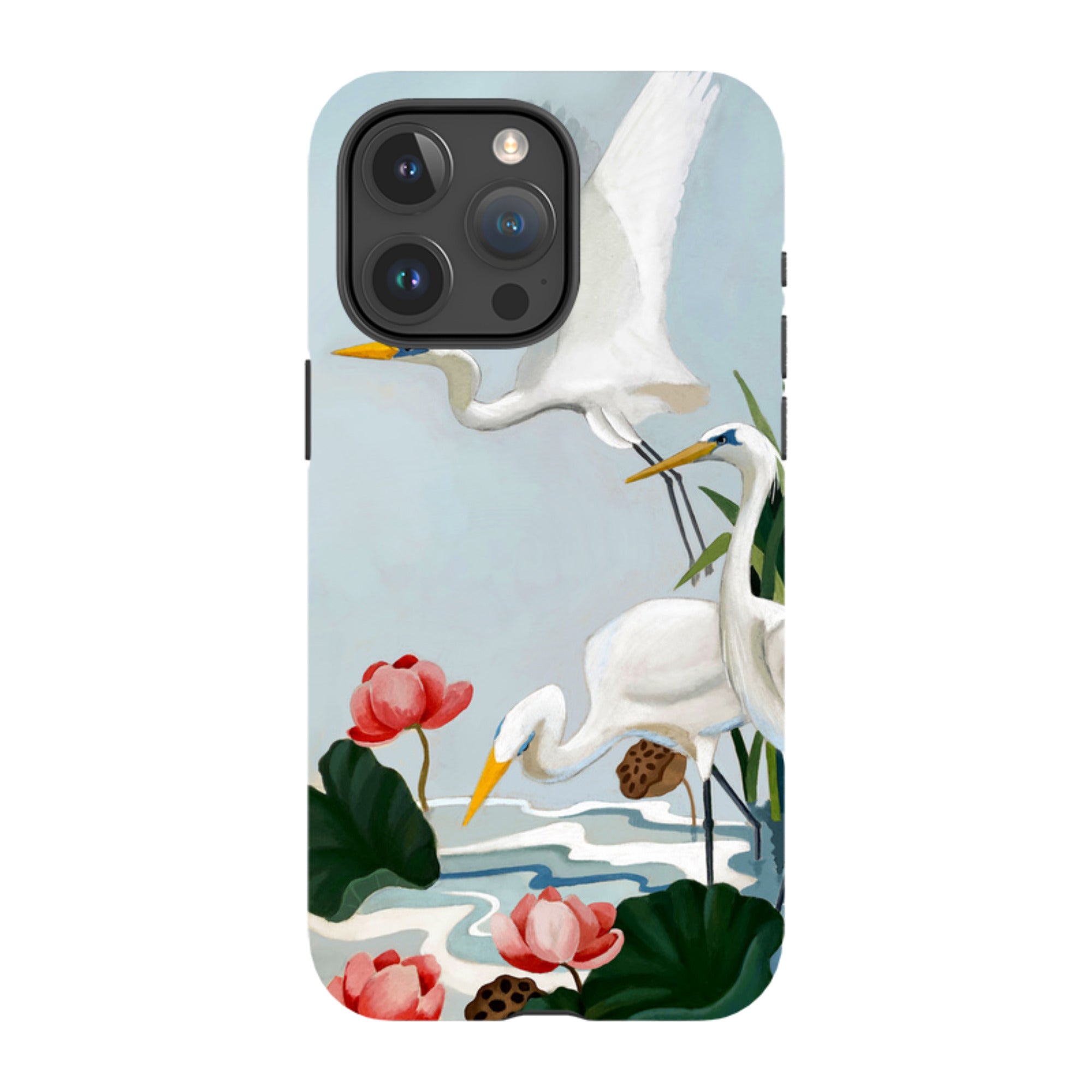 iPhone Tough Case - Egrets And Lillie's By Bex Parkin