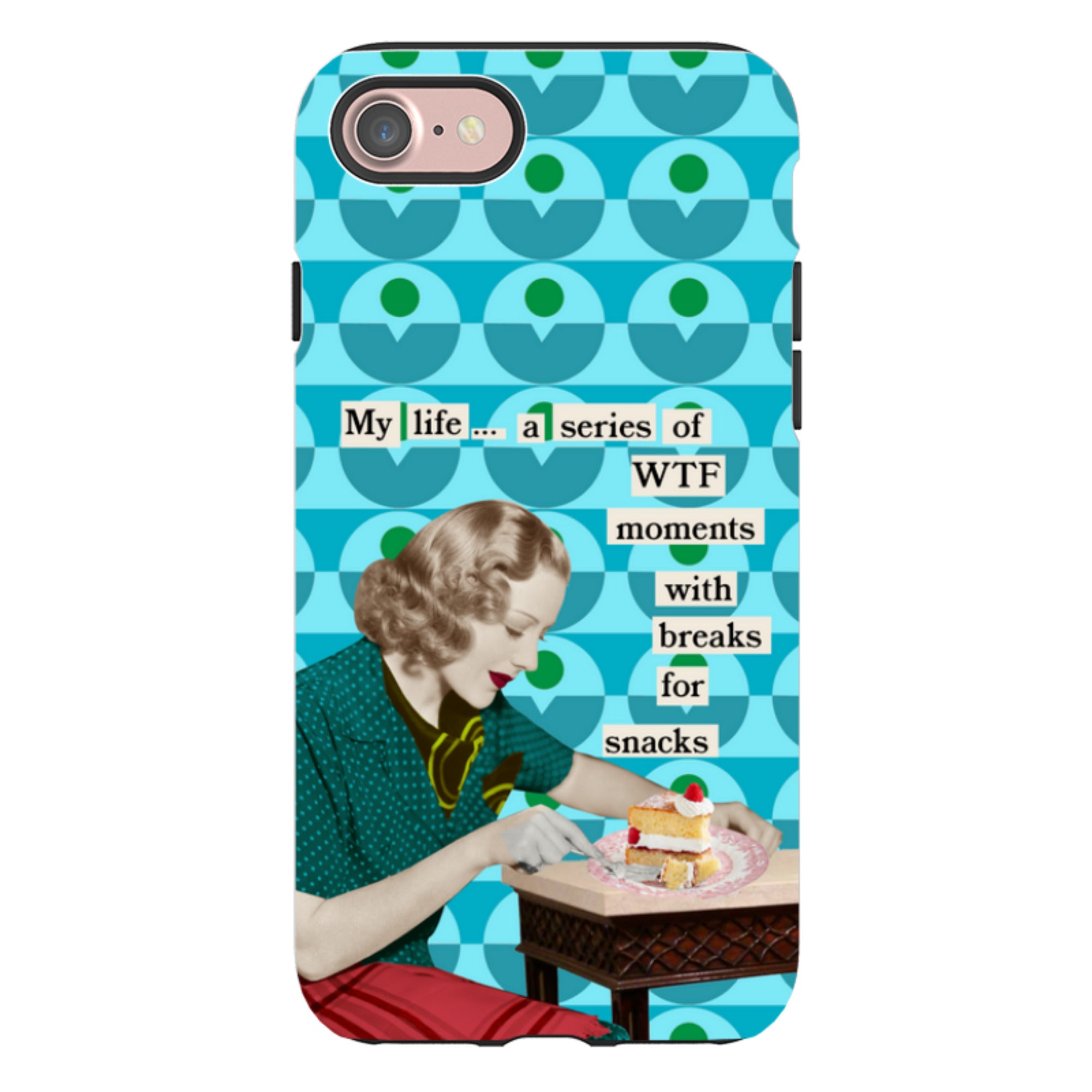 iPhone Tough Case - WTF By Clare Jordan