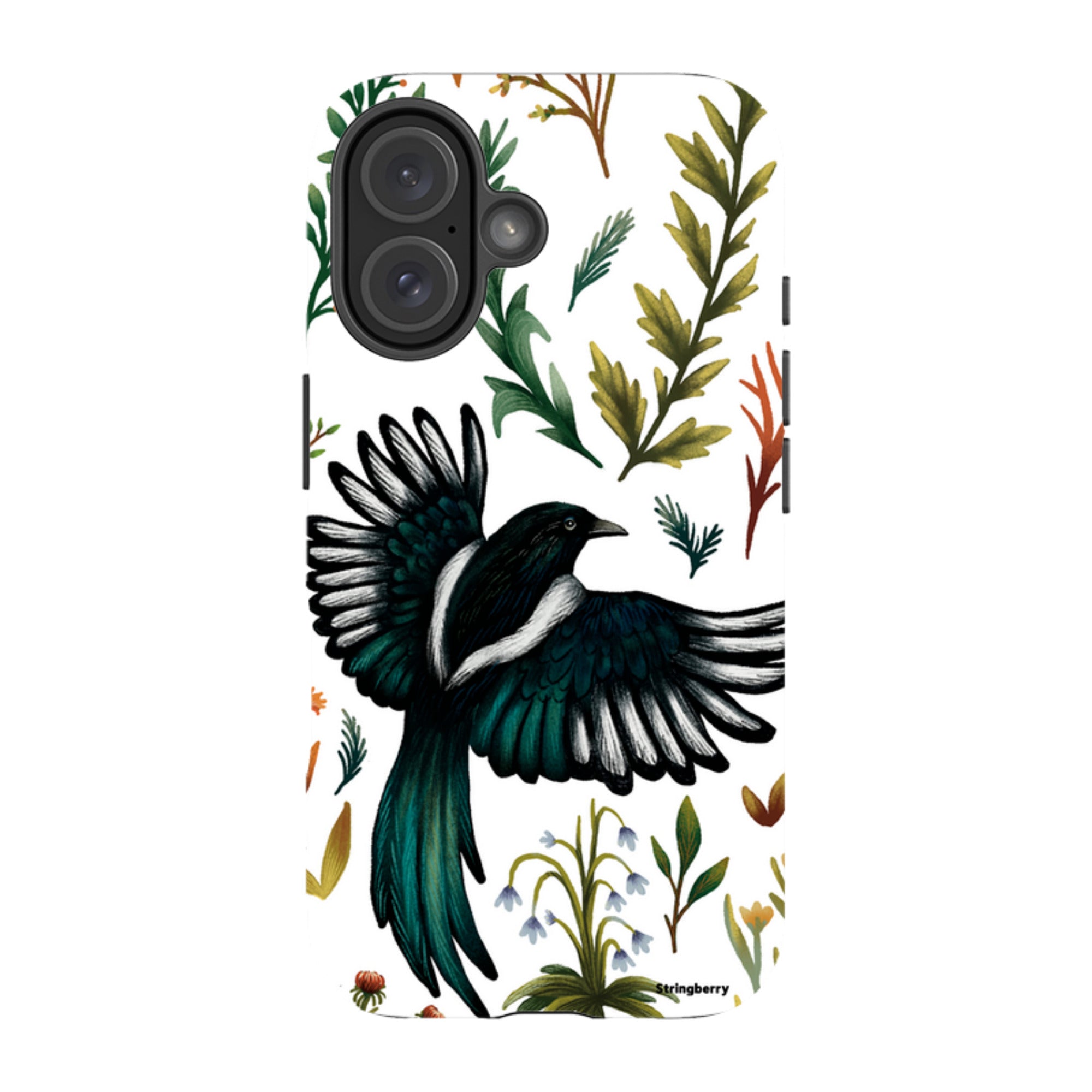 iPhone MagSafe Tough Case - Magpie By Anna Stead