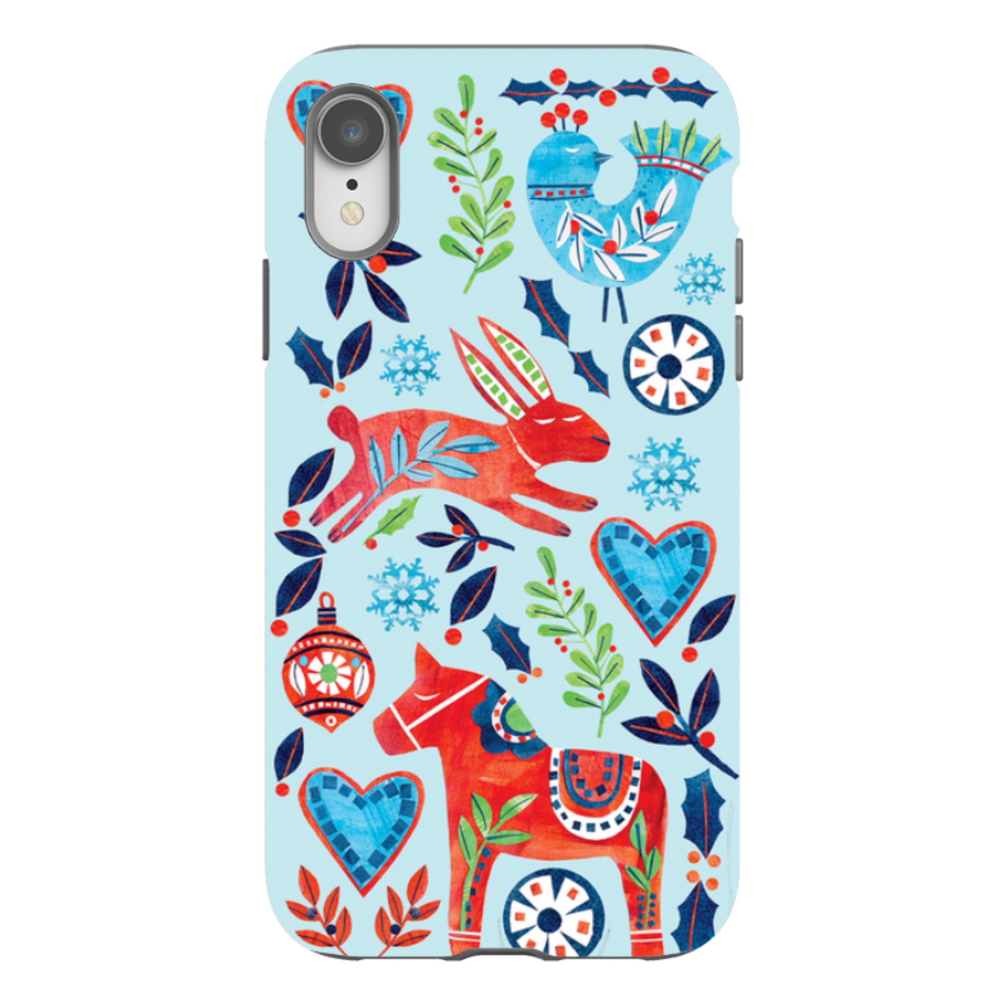 iPhone Tough Case - Scandi Holidays By Tracey English