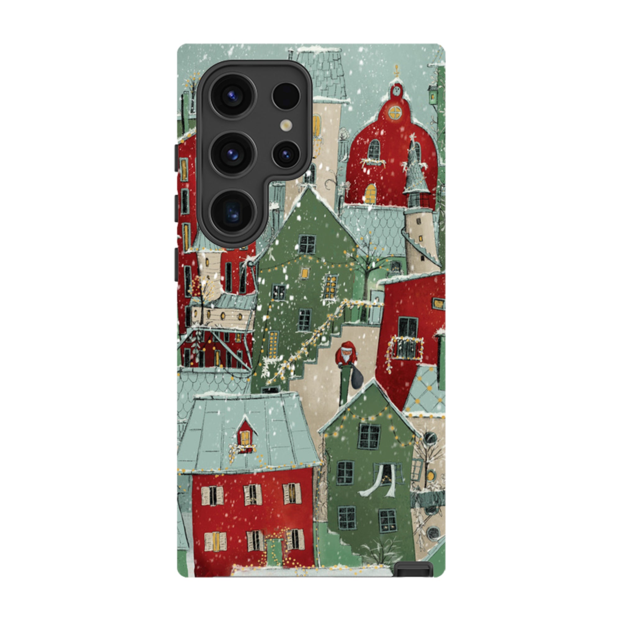 Samsung Tough Case - Citywinkles Red By Maja Lindberg