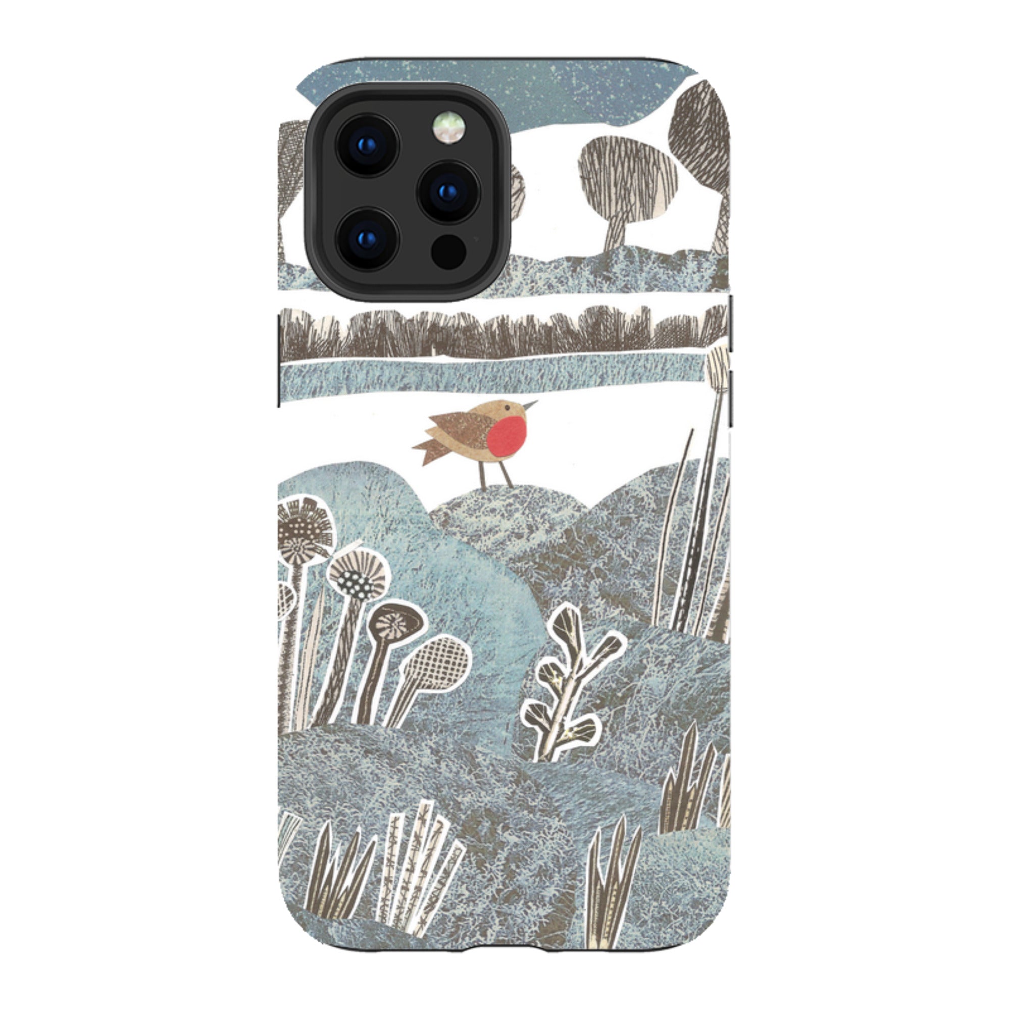 iPhone Tough Case - Frost Robin By Jane Robbins