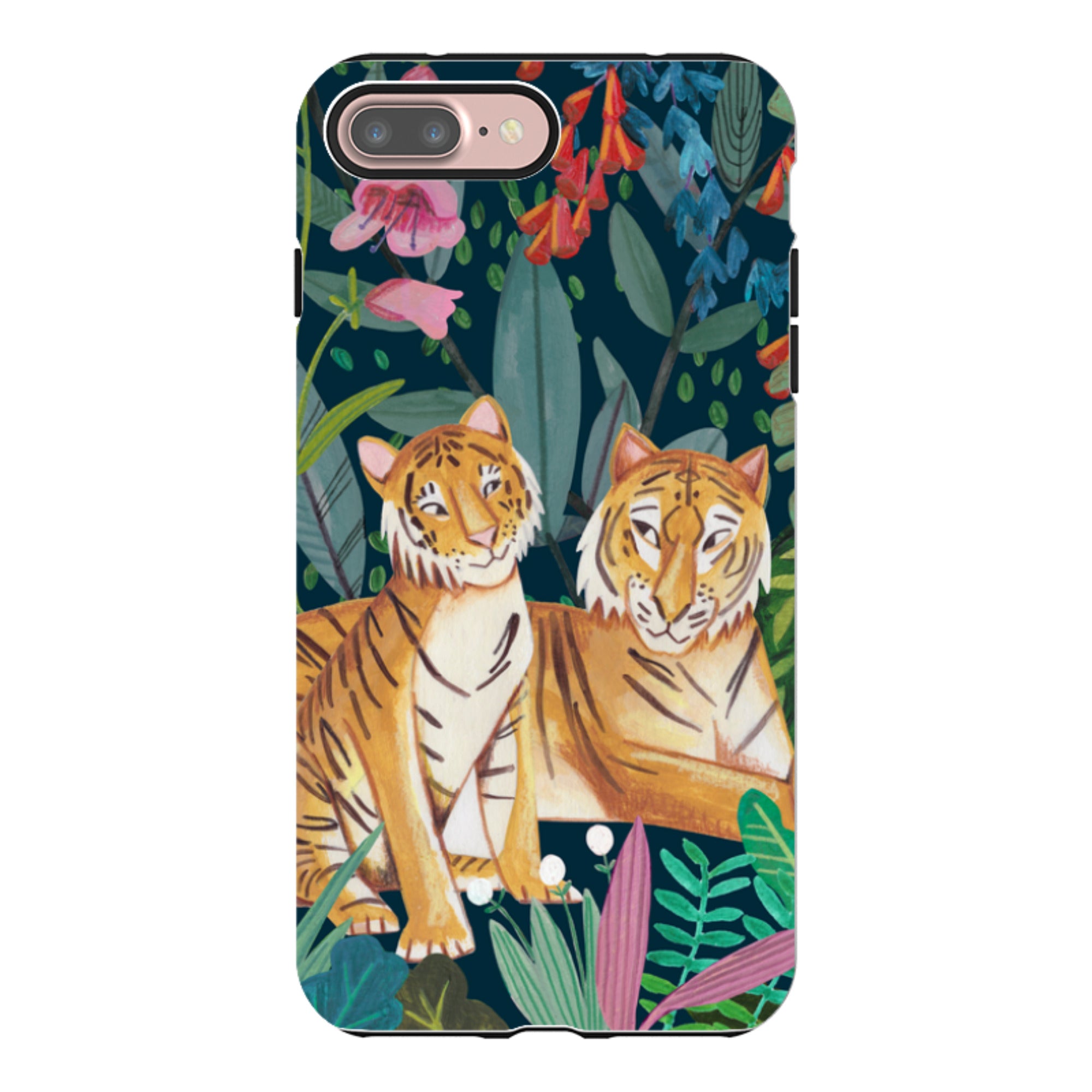 iPhone Tough Case - Tiger By Caroline Bonne Muller