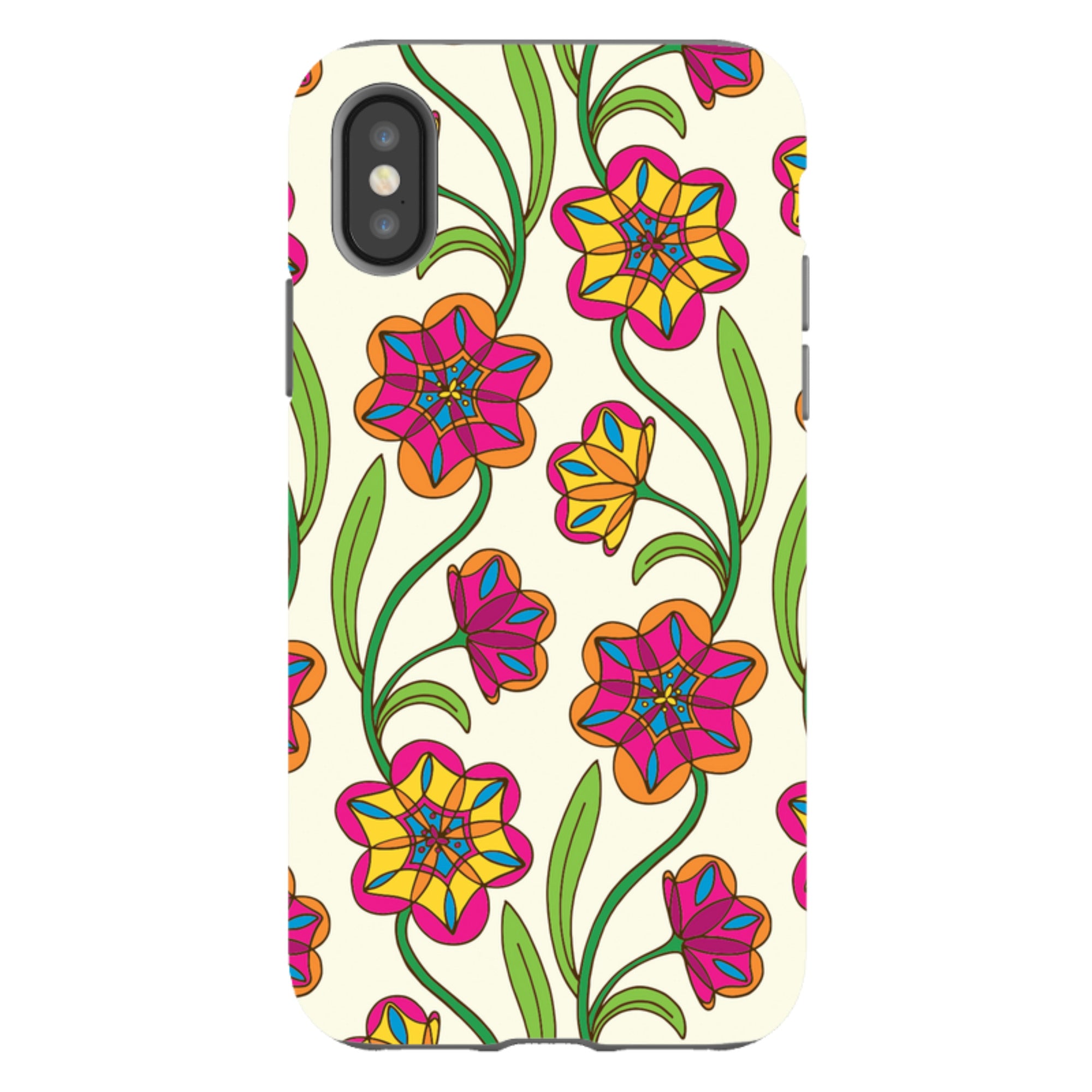 iPhone Tough Case - Tulips By Amelia Bowman
