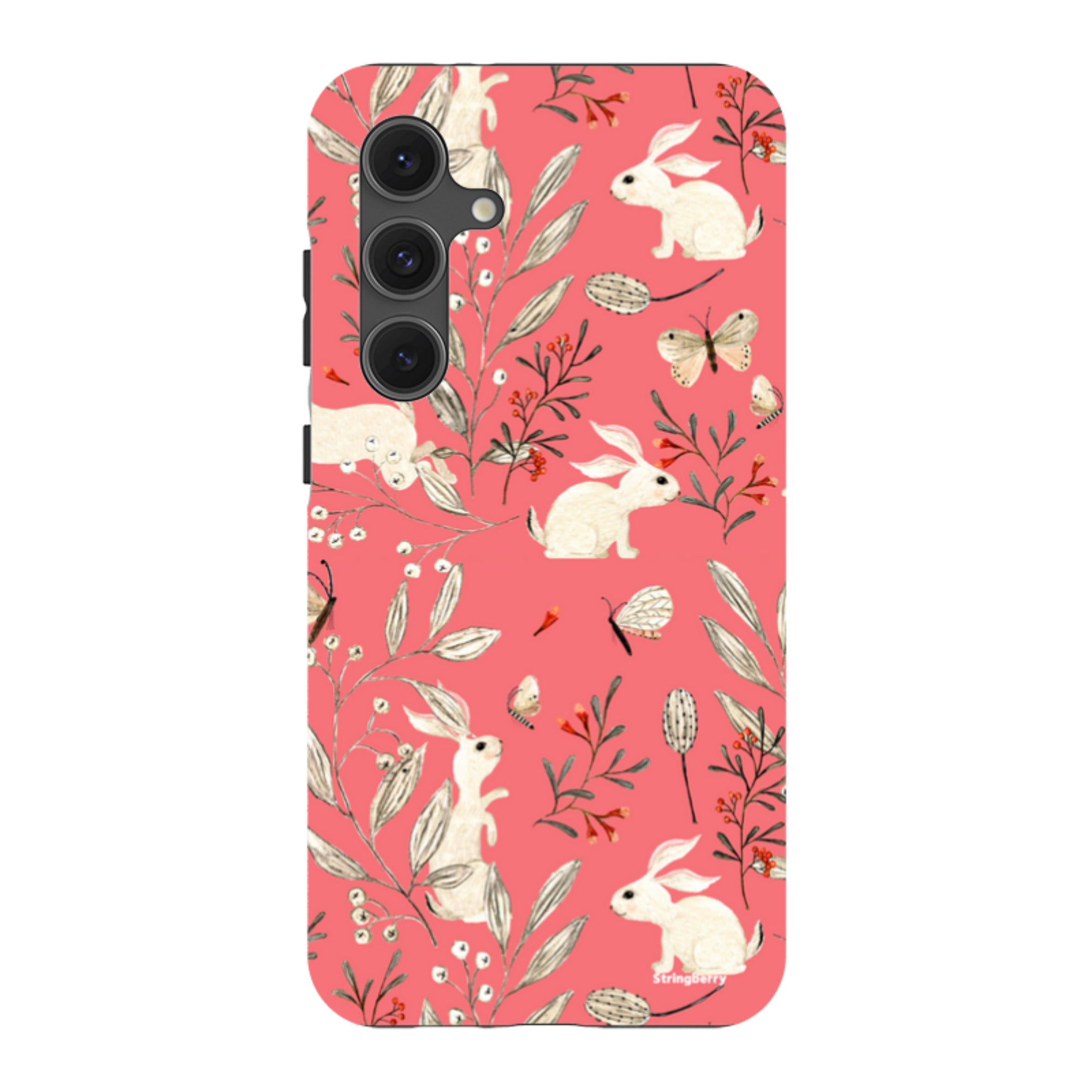 Samsung Tough Case - Bunnies Raspberries By Katherine Quinn