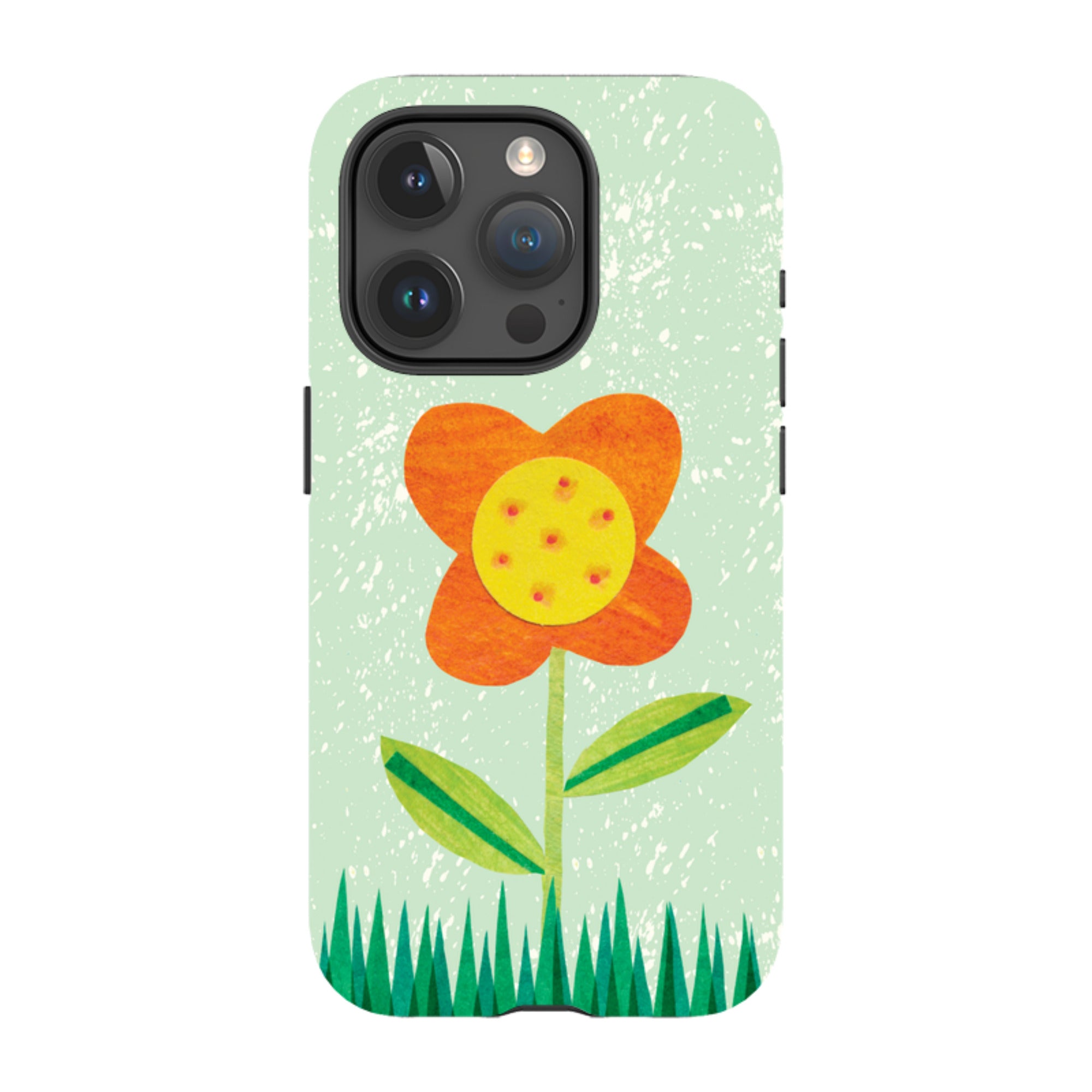 iPhone Tough Case - Orange Flower By Tracey English