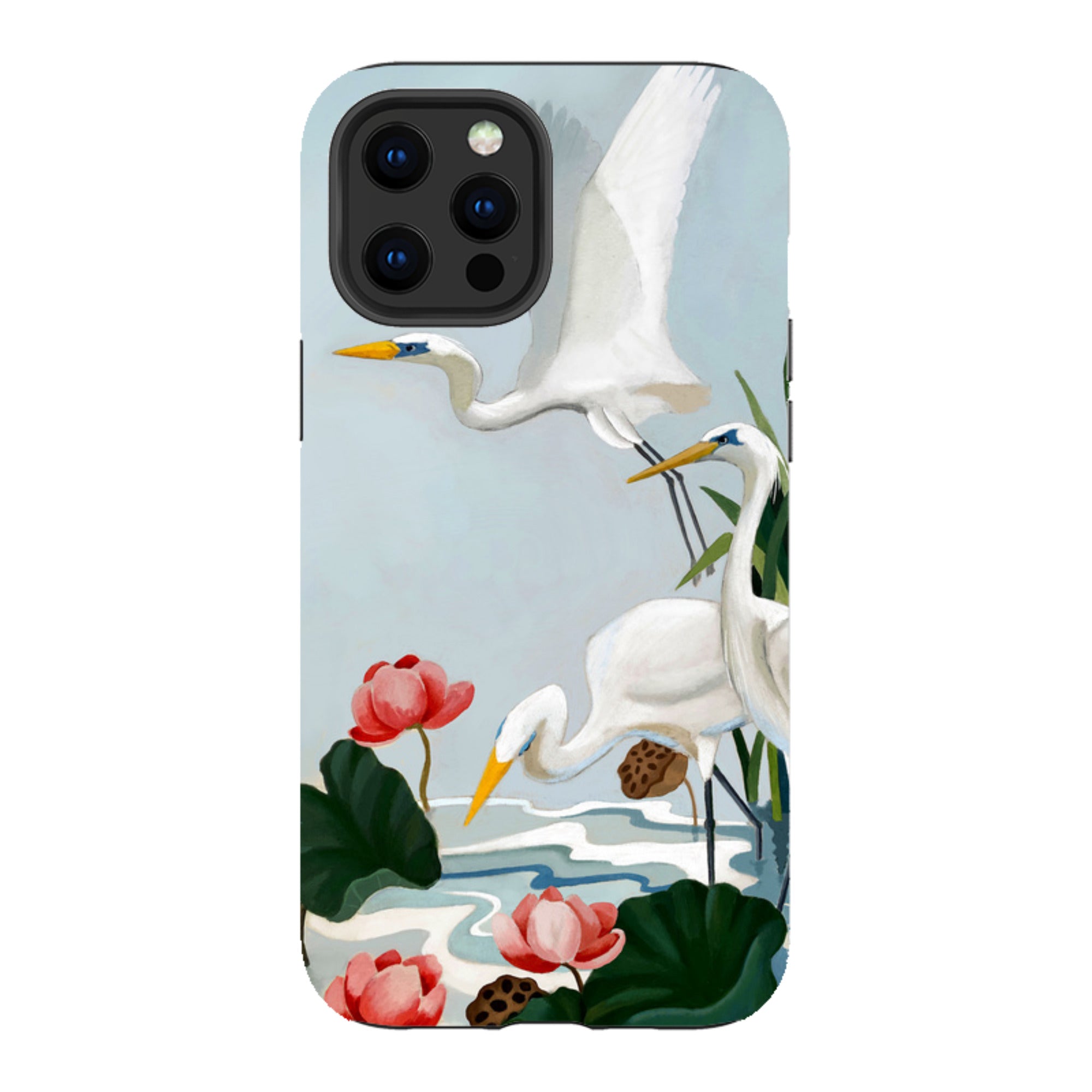 iPhone Tough Case - Egrets And Lillie's By Bex Parkin