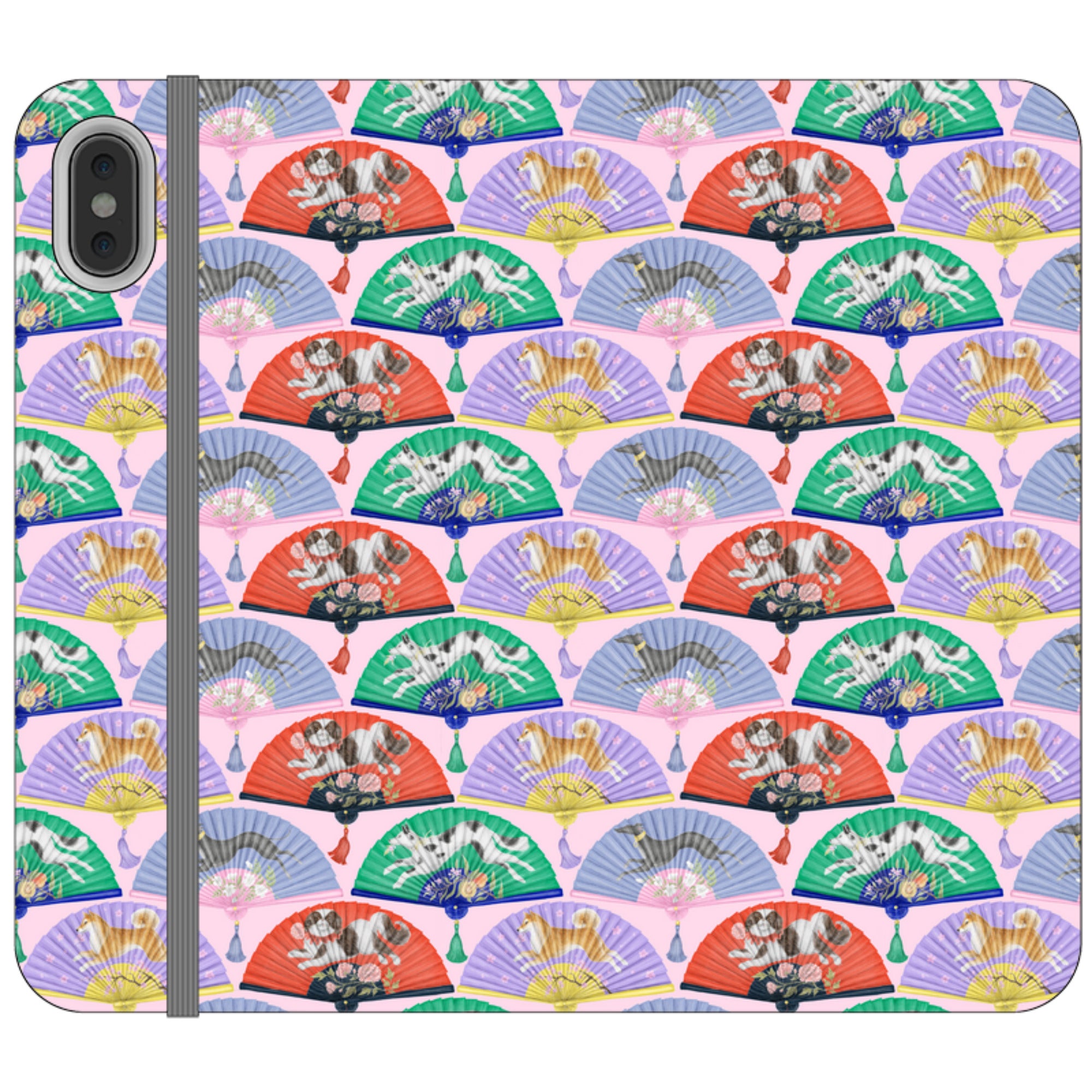 Dog Fan Wallet Case By Catherine Rowe