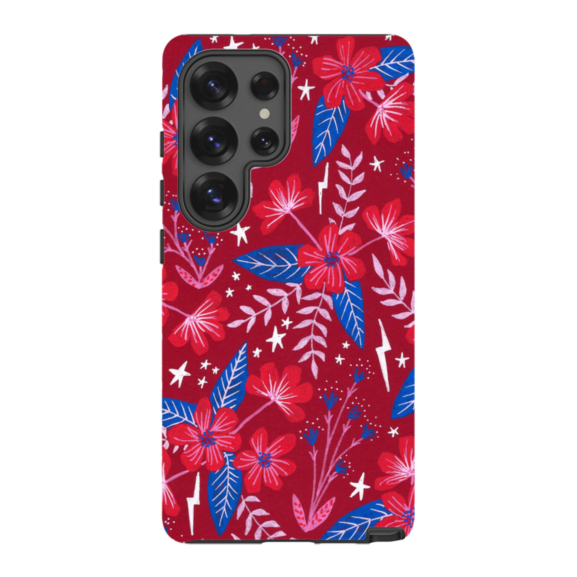 Samsung Tough Case - Red Moon Garden By Lee Foster Wilson