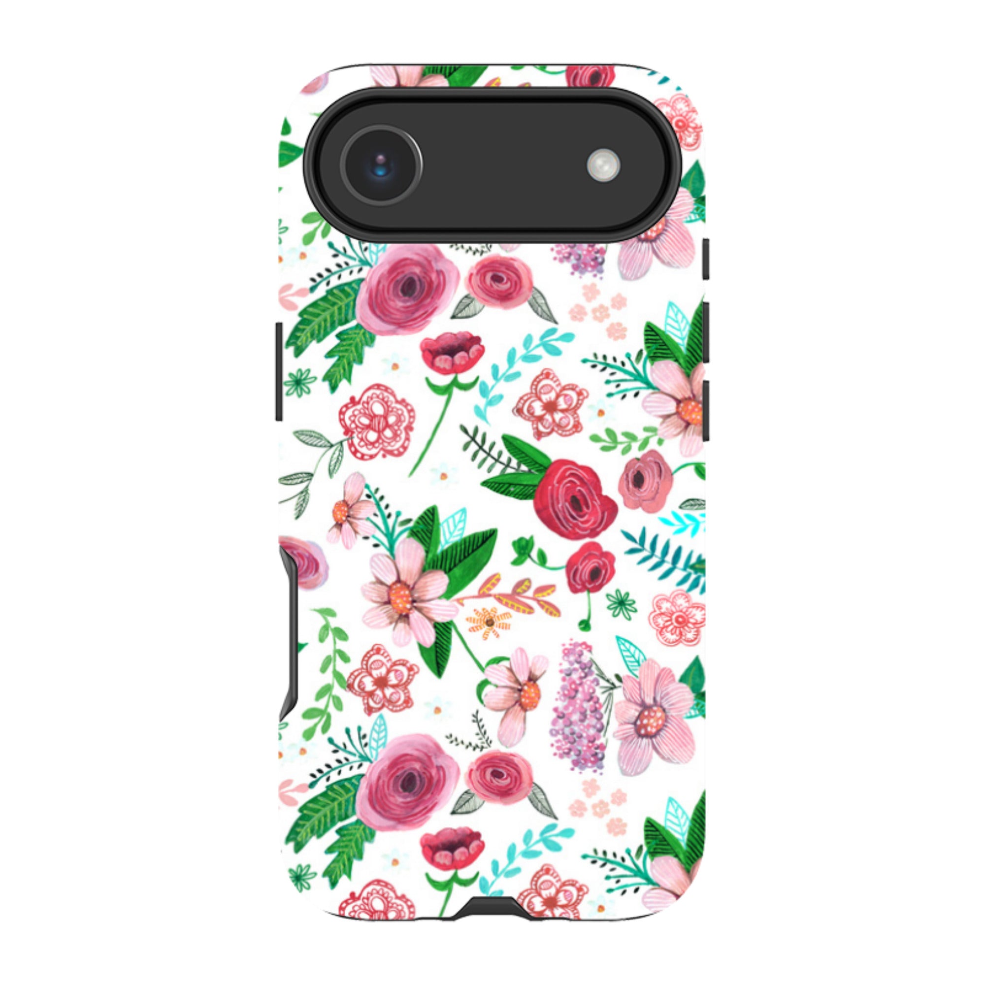 iPhone Tough Case - White Floral By Caroline Bonne Muller