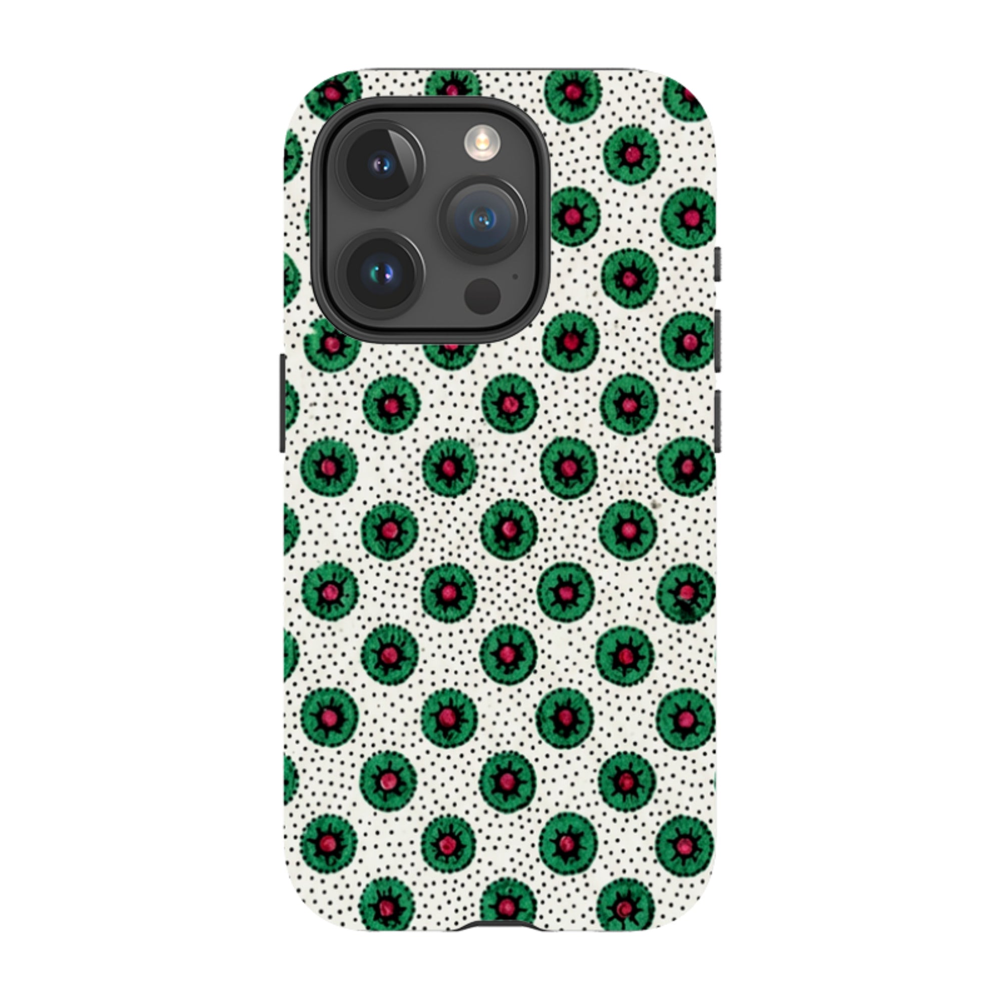 iPhone MagSafe Tough Case - Green Medallion