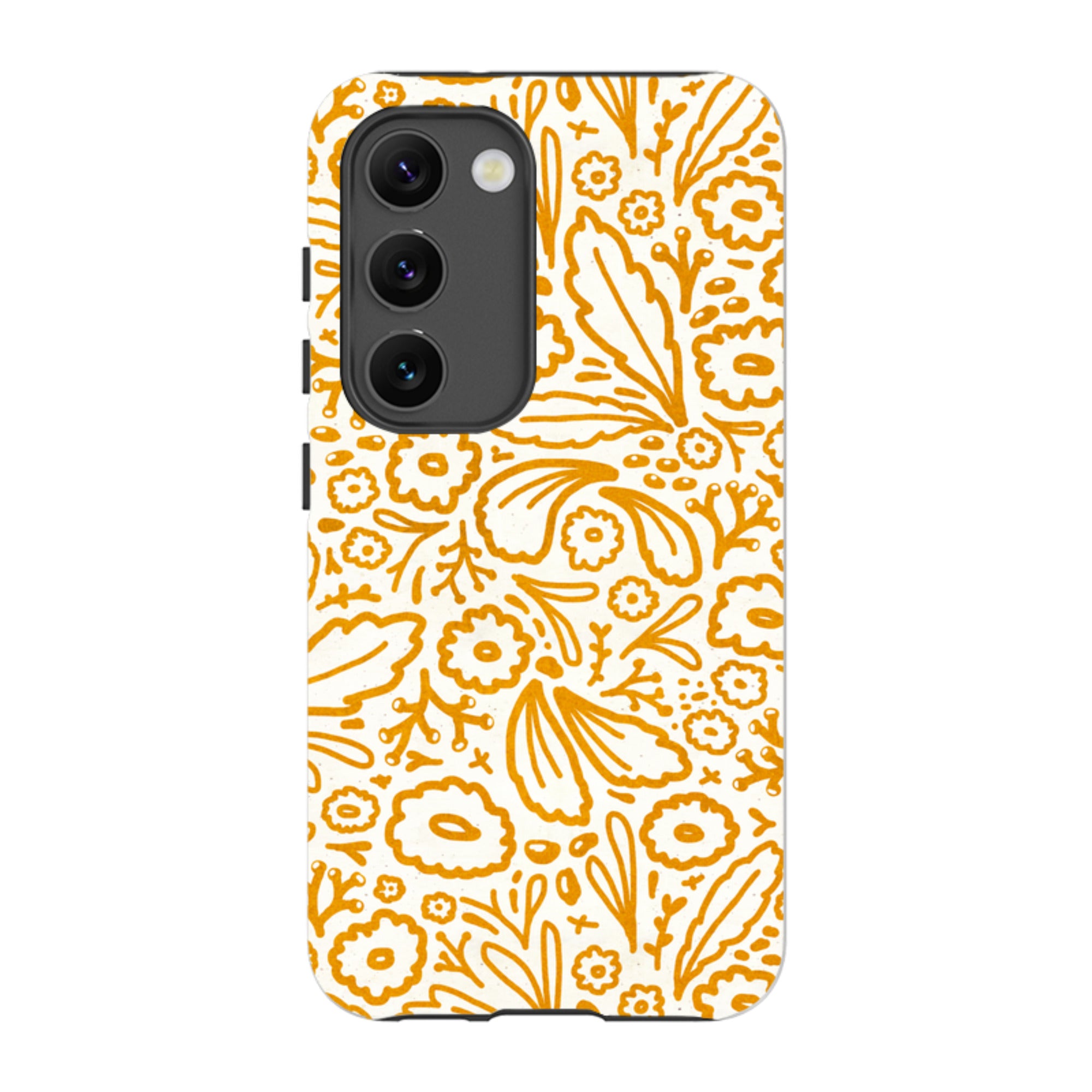 Samsung Tough Case - Wind Fall Mustard By Katherine Quinn