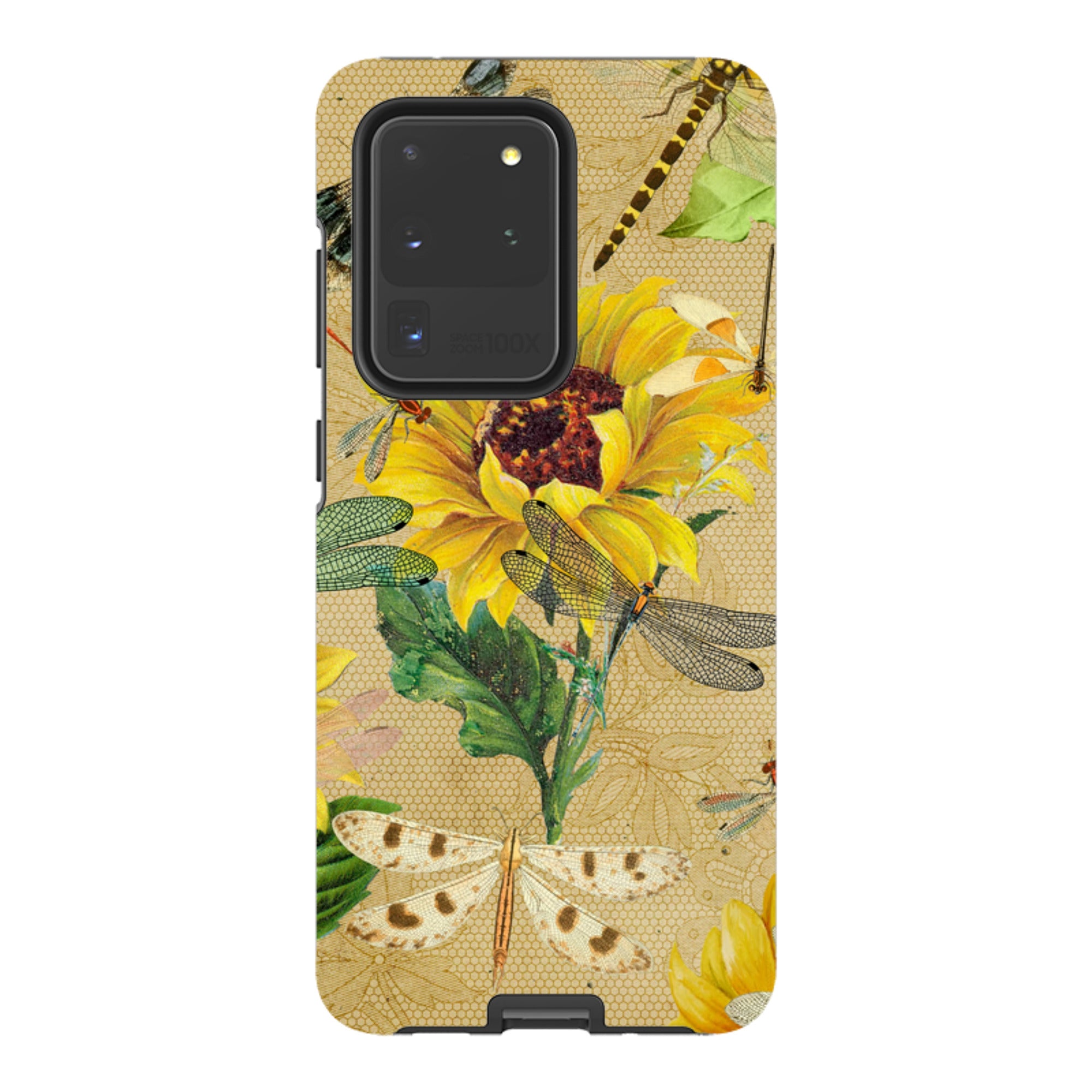 Samsung Tough Case - Dragonflies And Sunflowers