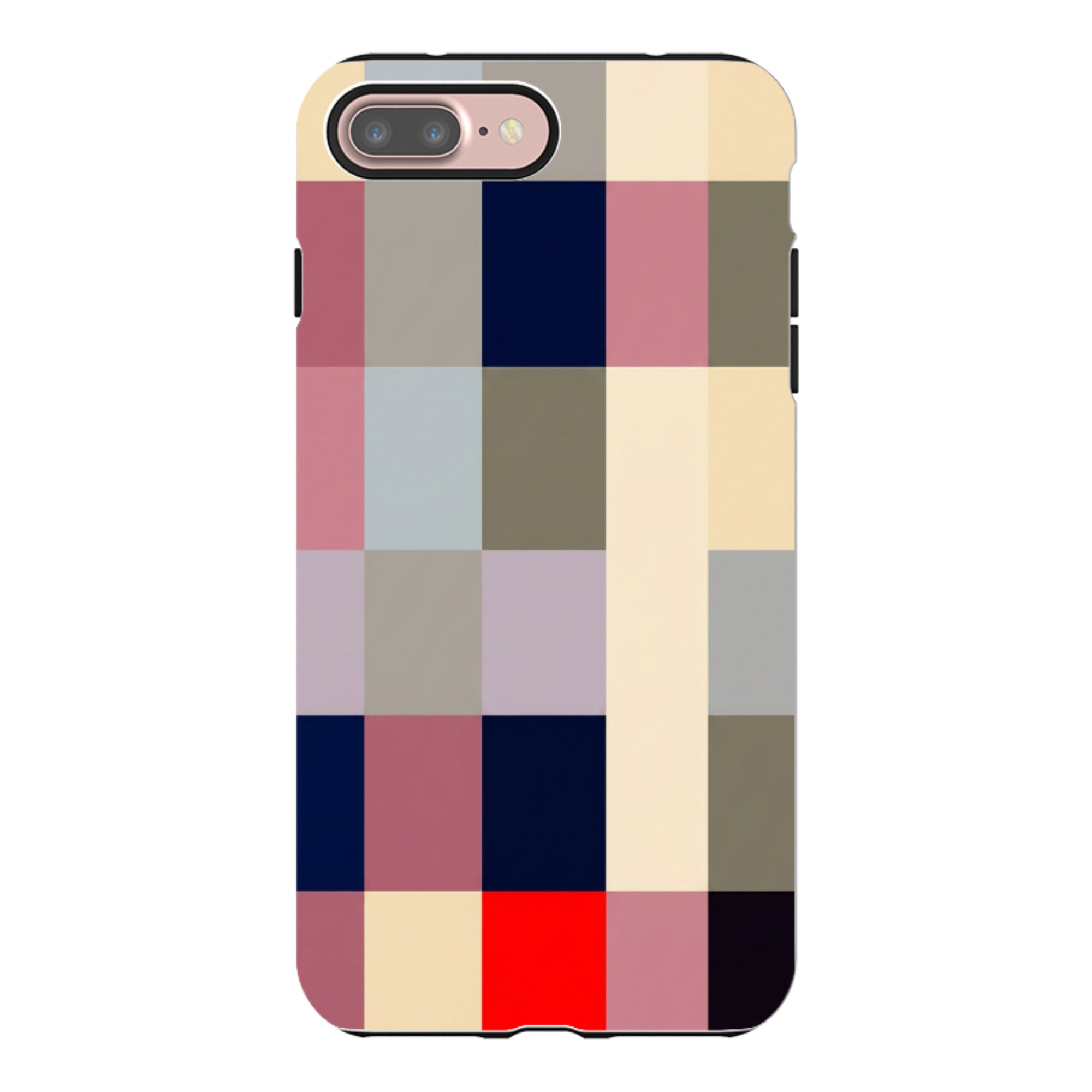 iPhone Tough Case - Retro Plaid