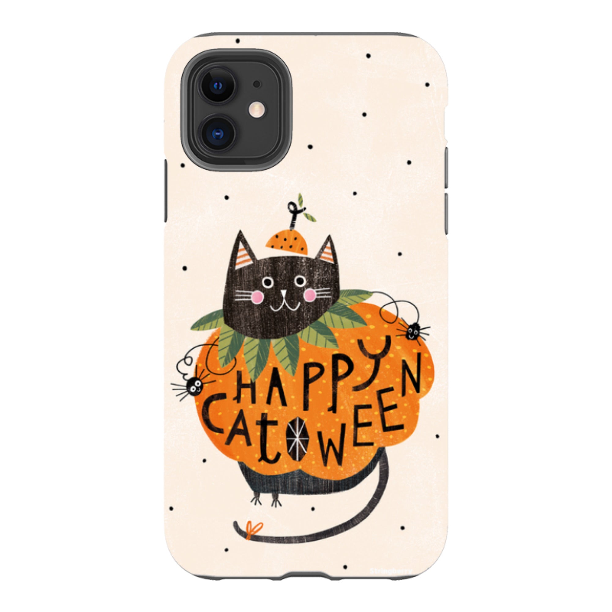 iPhone Tough Case - Pumpkin Cats By Ali Brookes