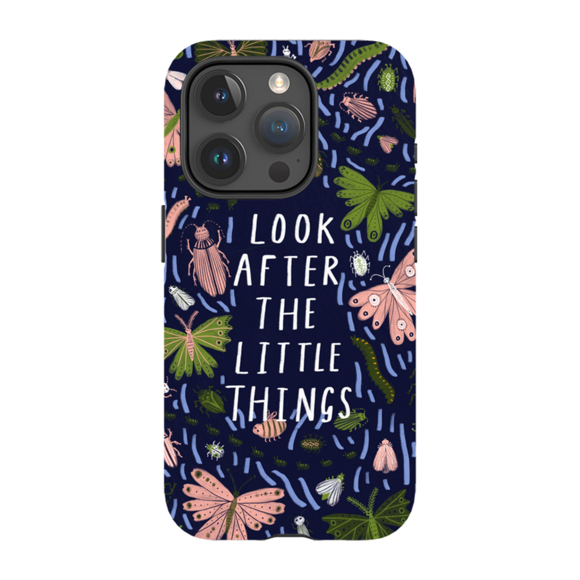 iPhone Tough Case - Little Things Blue By Lee Foster Wilson