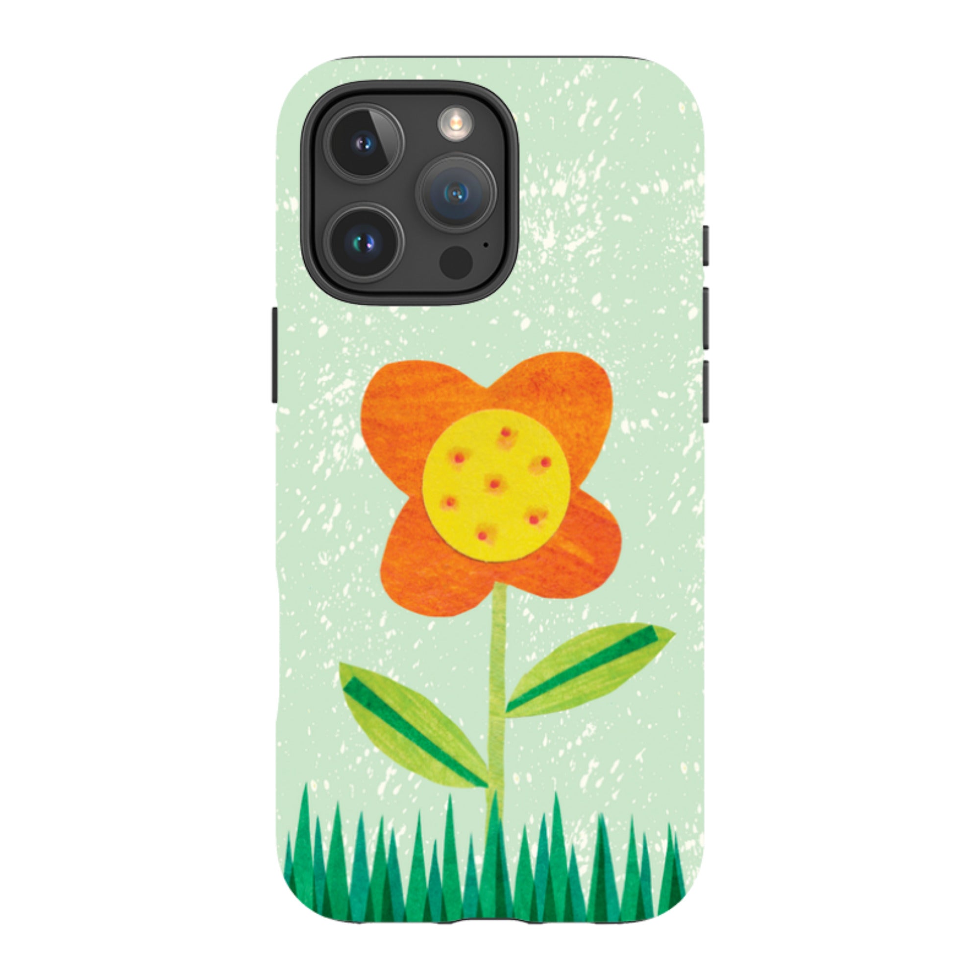 iPhone Tough Case - Orange Flower By Tracey English