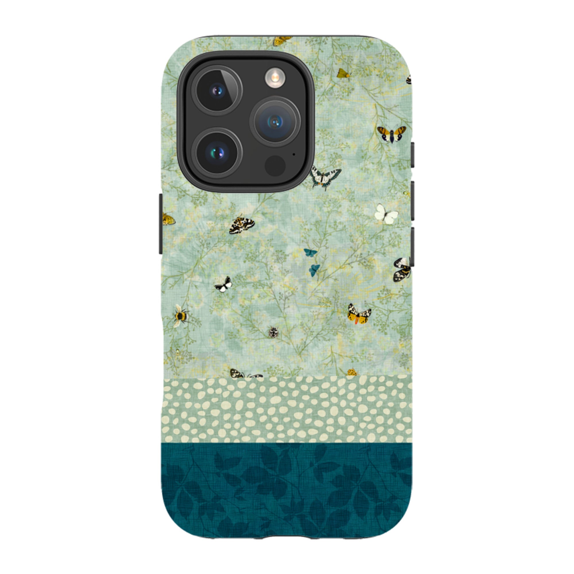 iPhone MagSafe Tough Case - Chinoiserie Garden Soft Sage 2 By Katherine Quinn