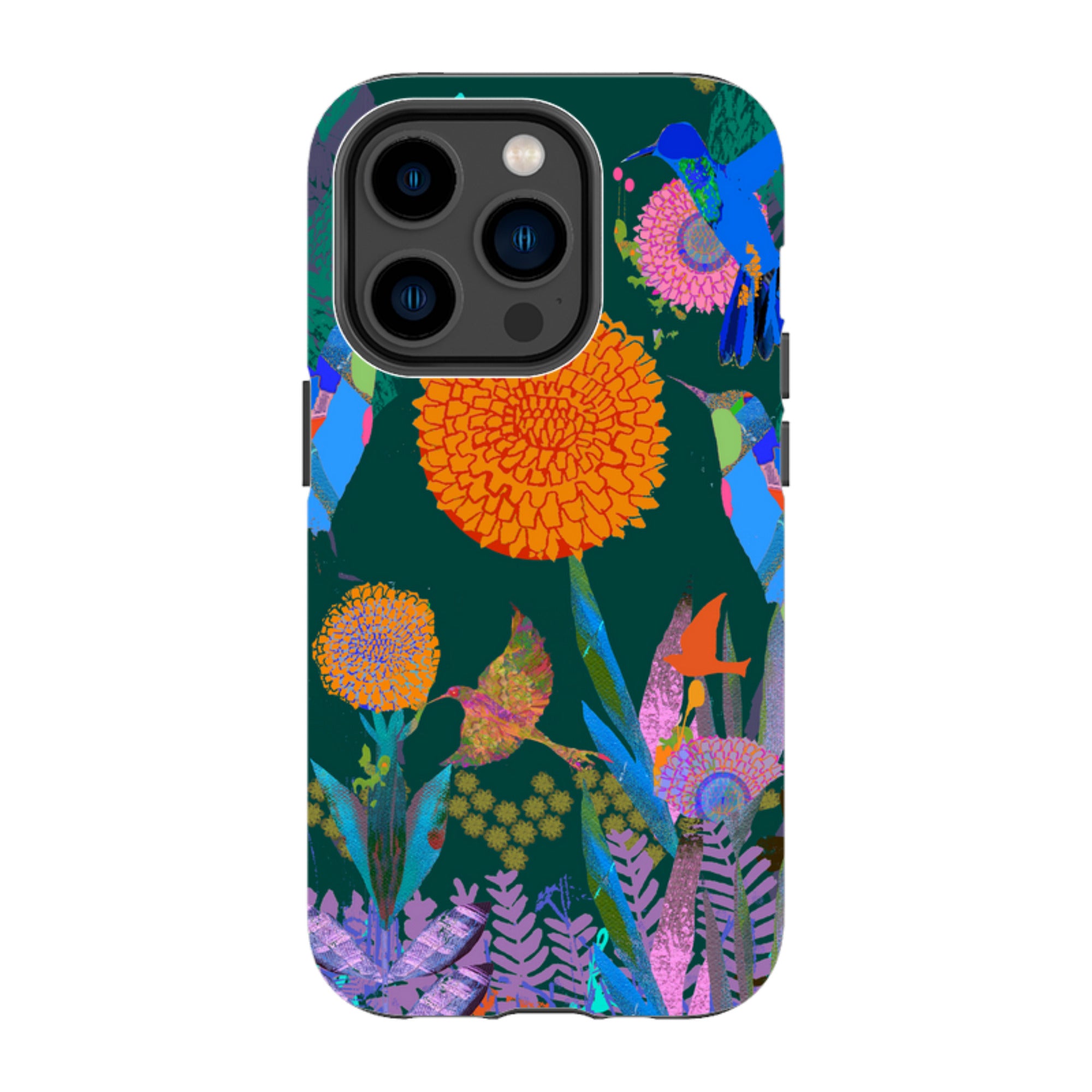 iPhone Tough Case - Hummingbird Forest By Tiffany Lynch