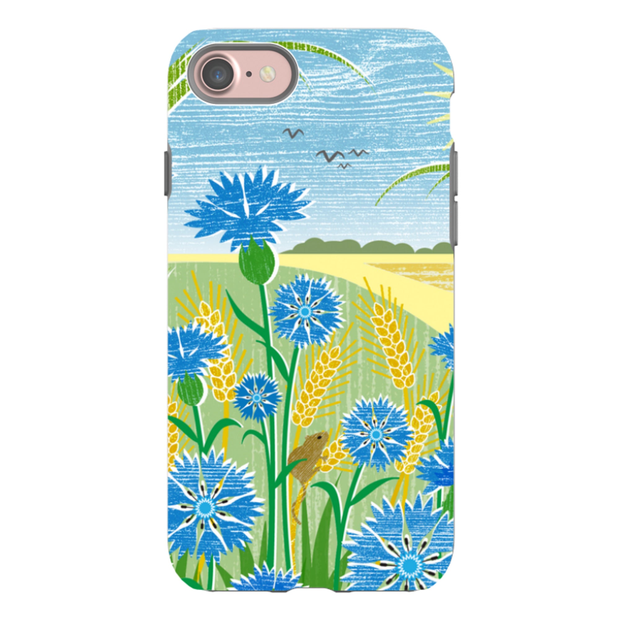 iPhone Tough Case - Cornflowers By Liane Payne