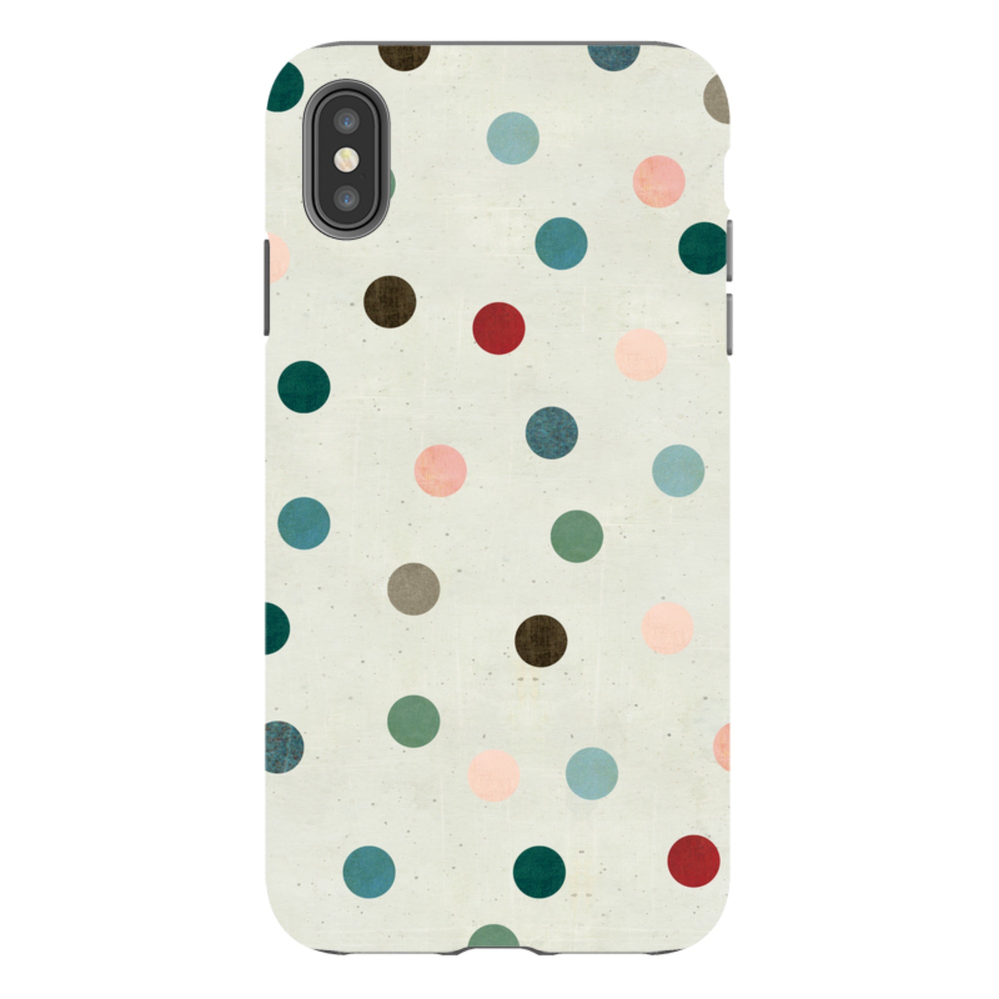 iPhone Tough Case - Whale Rider Dots By Katherine Quinn