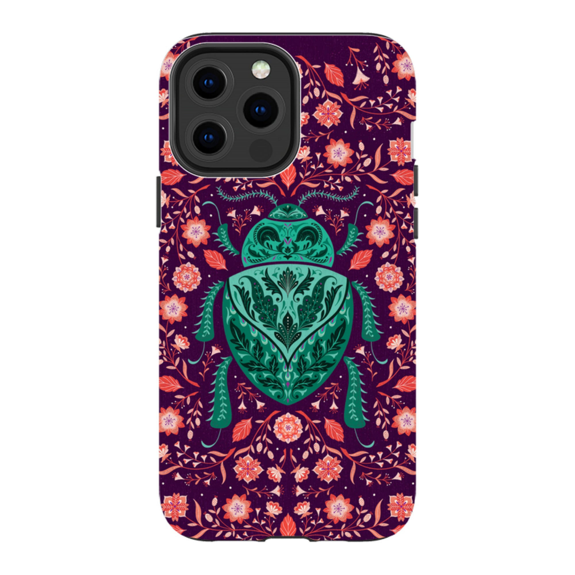 iPhone MagSafe Tough Case -  Beetle By Jenny Zemanek